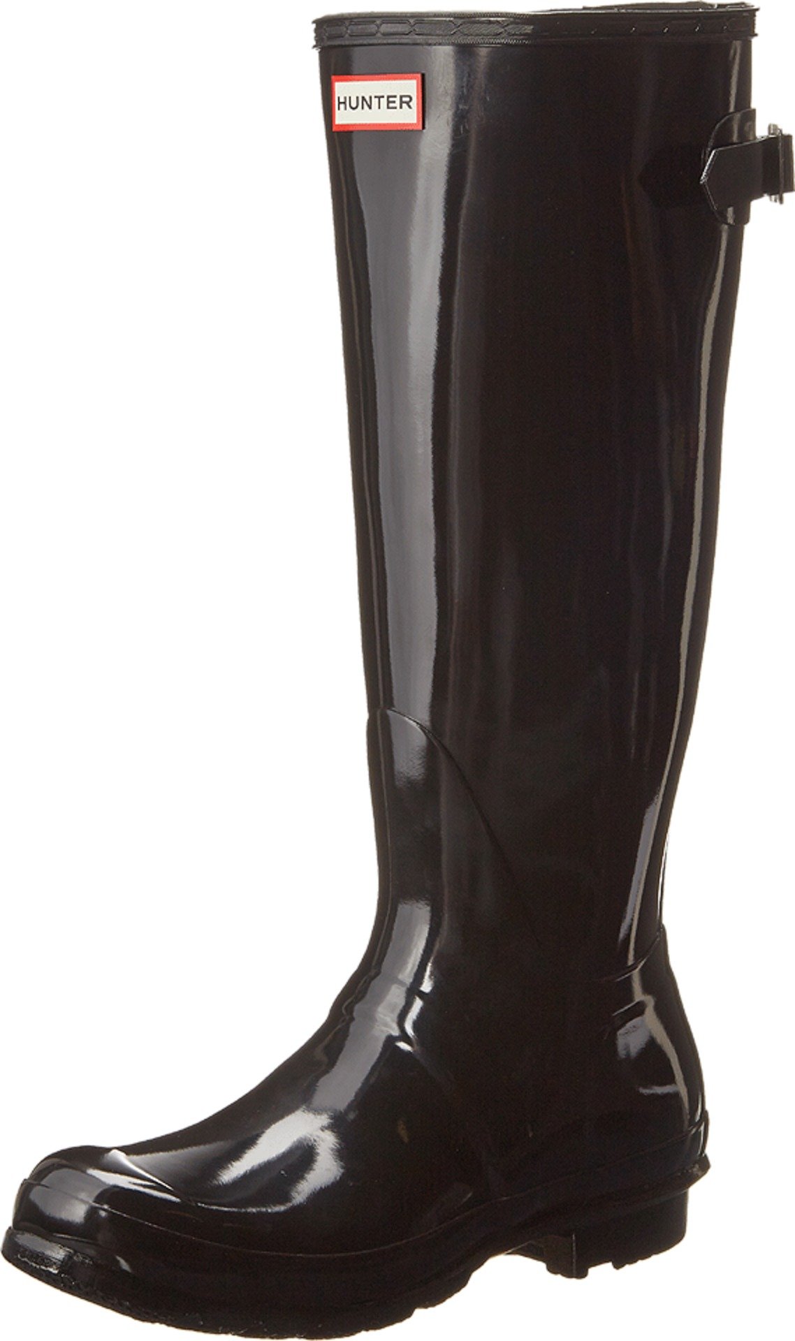 Hunter Original Adjustable Gloss Rain Boots - Waterproof Outdoor Footwear for Women & Men - Perfect for Gardening, Hiking, and Wet Weather Commutes