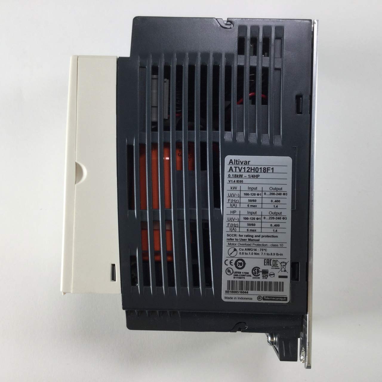 Schneider Electric ATV12H018F1 230V AC Drive - 0.25 HP, 115V Input, 230V Output - Perfect for Industrial Automation & Motor Control Systems