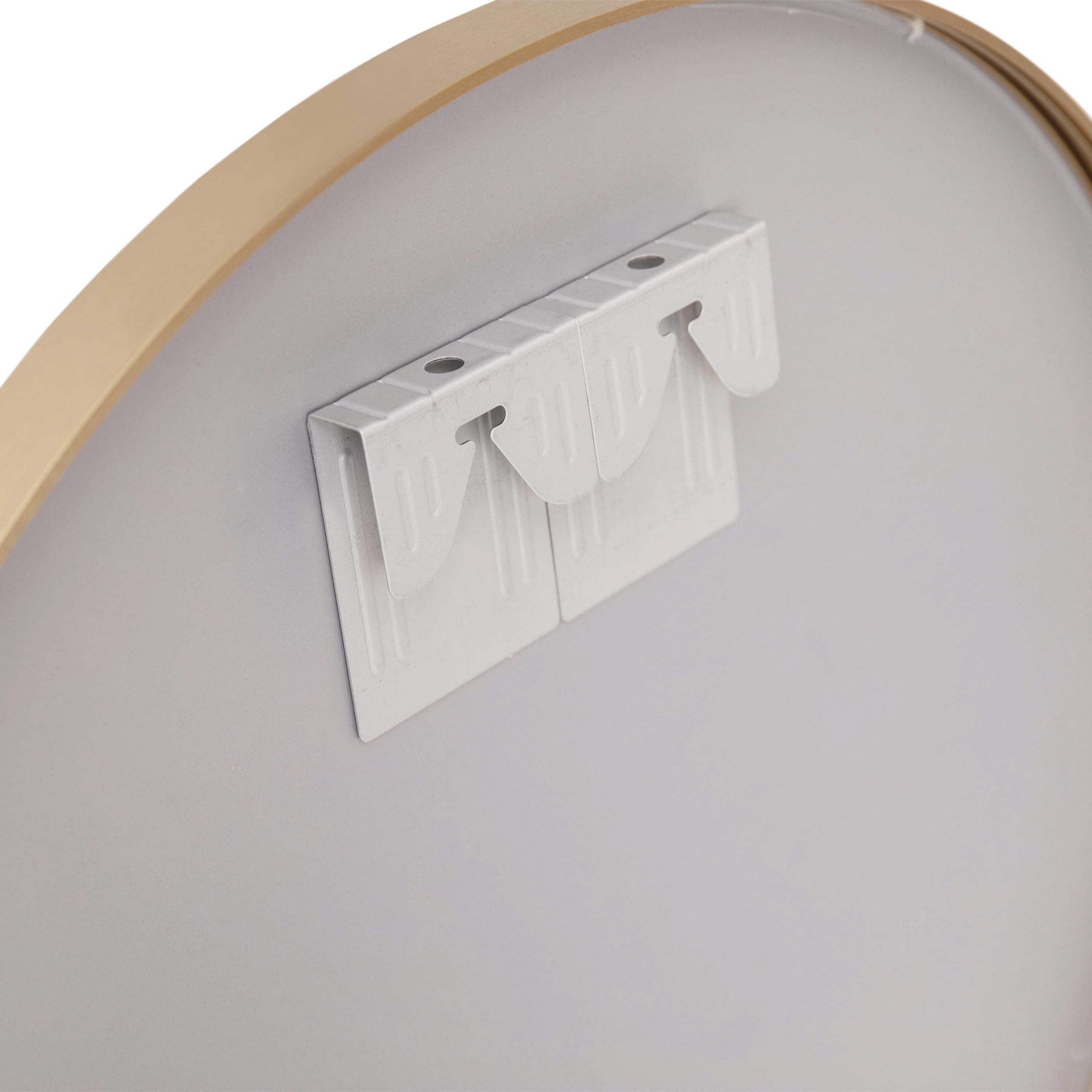 Gold Round Wall Mirror 30