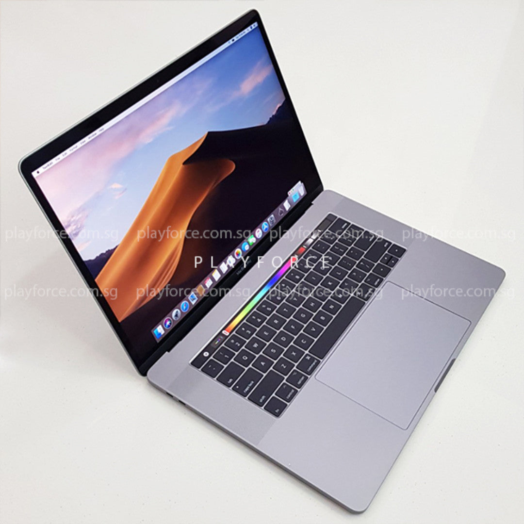 Apple MacBook Pro 15-inch (2017) with Touch Bar - 256GB SSD, Space Gray Laptop for Professionals & Students - Perfect for Graphic Design, Video Editing & Business Productivity