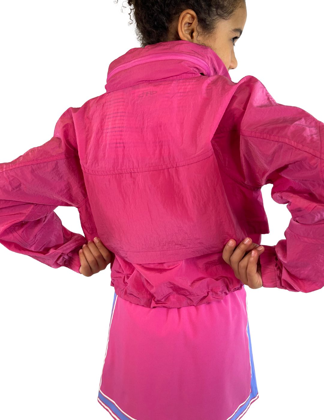 Capri Youth Girls' Pullover Anorak Rain Jacket - Waterproof Windbreaker Hoodie for Outdoor Activities & School