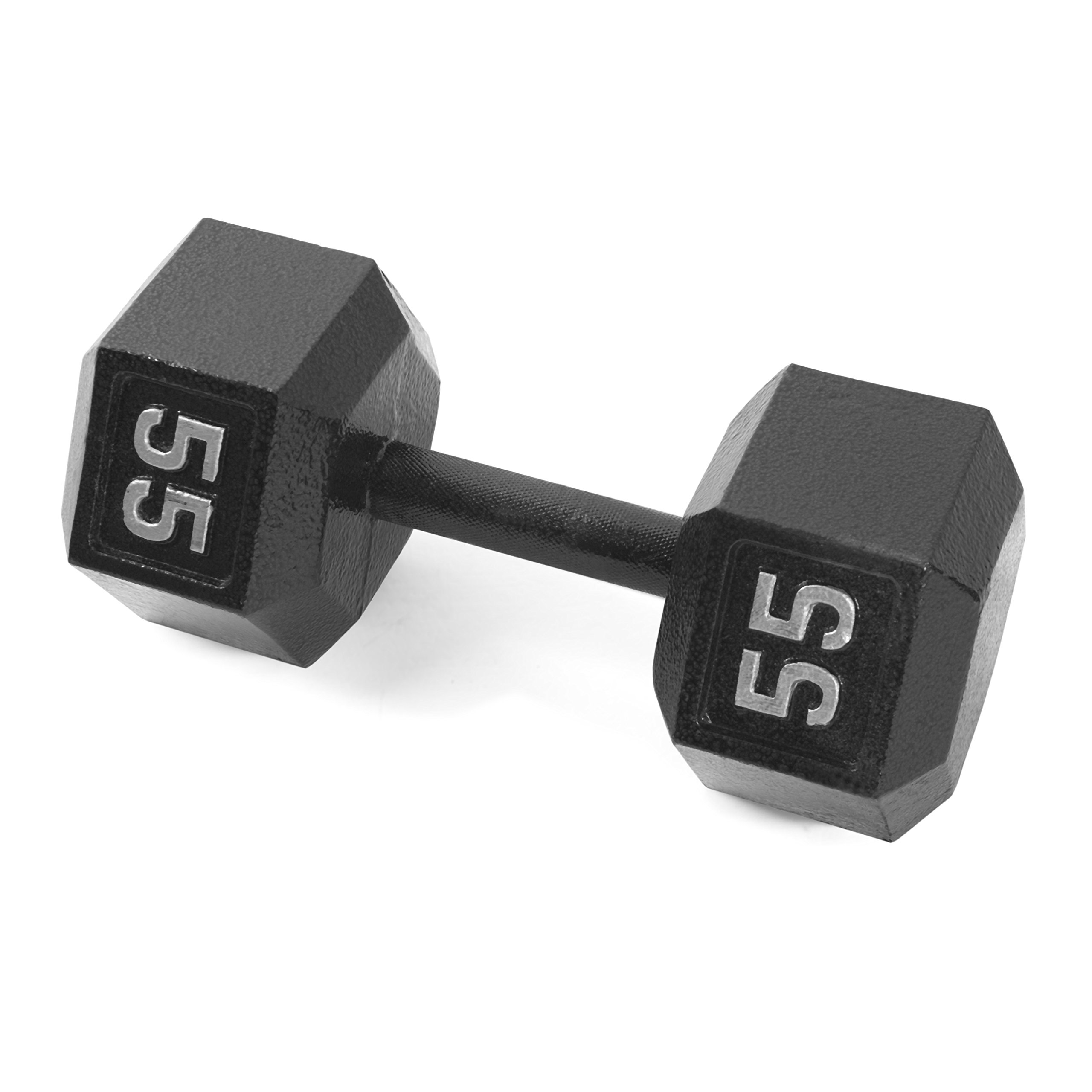 CAP Barbell Cast Iron Hex Dumbbell Set - 5-50 lbs Weight Options for Home Gym, Strength Training & Workouts | Durable Rubber Coated Hexagonal Dumbbells for Men & Women | Perfect for Weightlifting, CrossFit & Fitness Routines