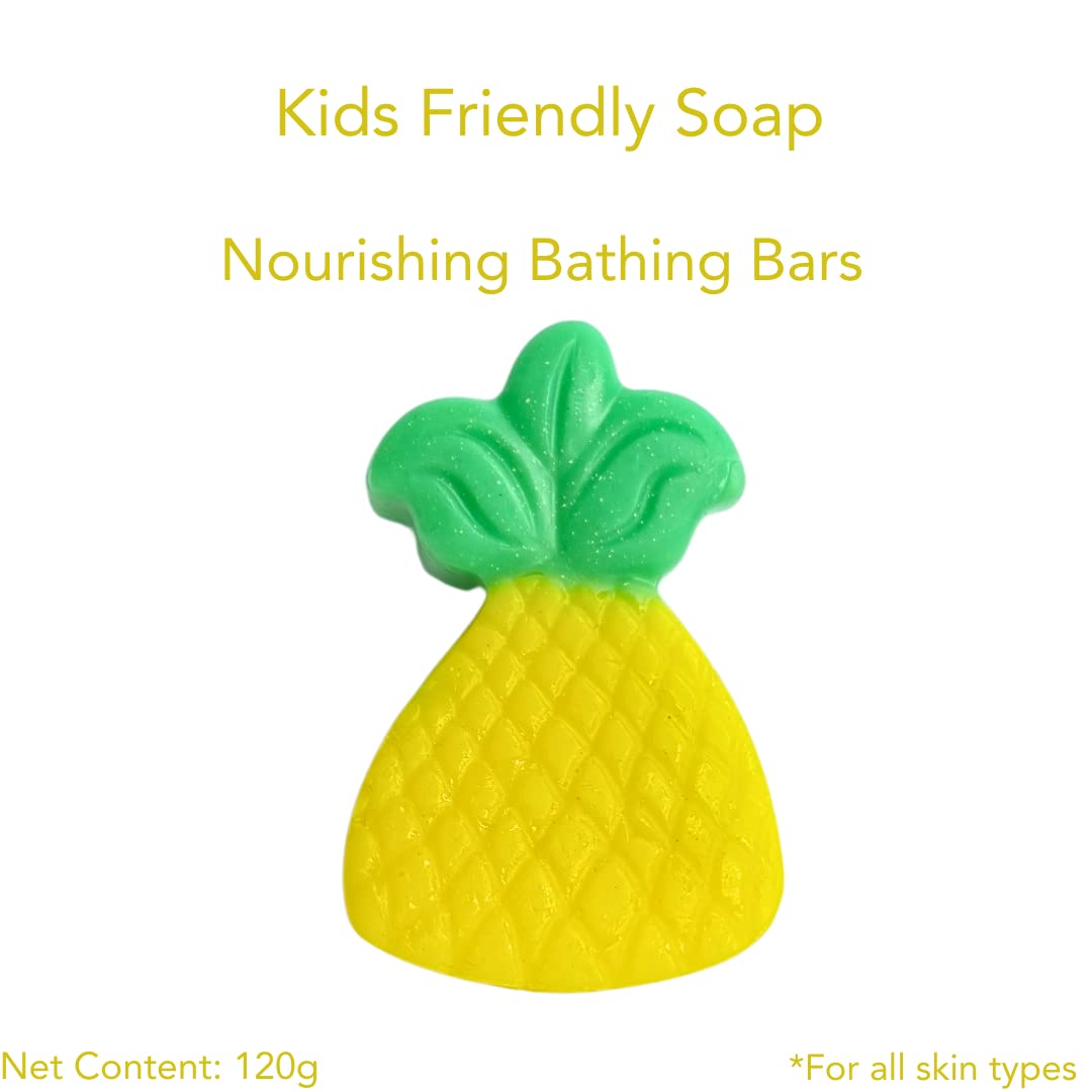 Dalisay Love and Furittheme Natural Kids Soap Gift Set - Paraben & SLS Free, Birthday, Diwali & Christmas Gifts for Children - Perfect for Party Favors, Return Gifts & Holiday Celebrations
