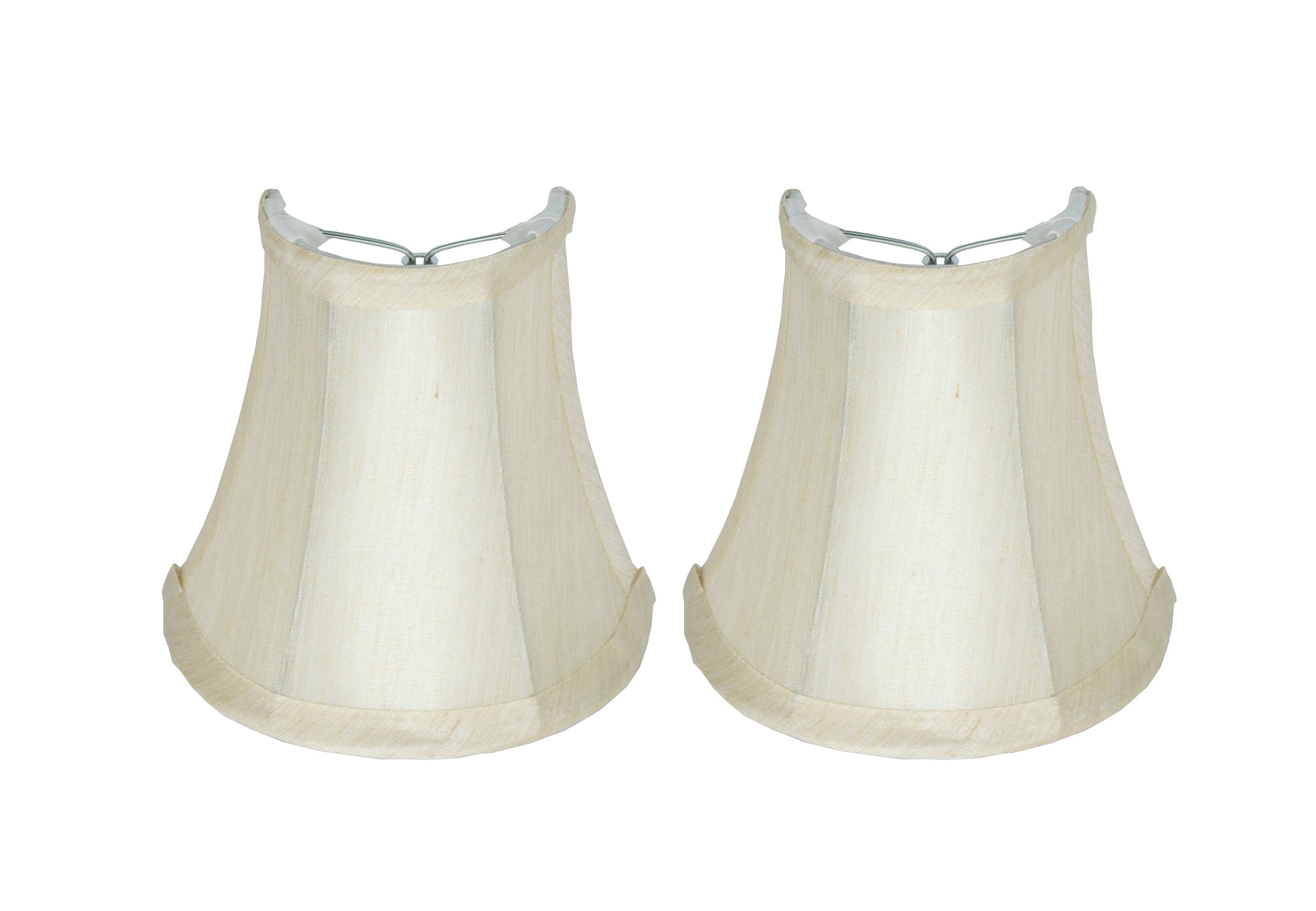 Set of 2 Vintage Wall Sconces with Half Shade - 3x5x5 Inches, Clip-On Design for Bedroom, Living Room & Hallway Lighting