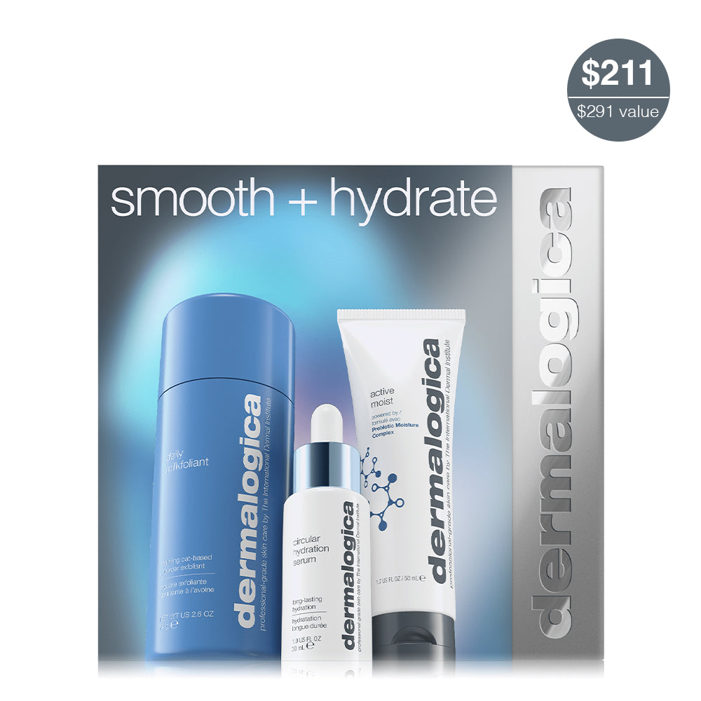 Smooth & Hydrate Facial Moisturizer - Deep Hydration Cream for Dry & Sensitive Skin | Day & Night Use for Glowing Complexion