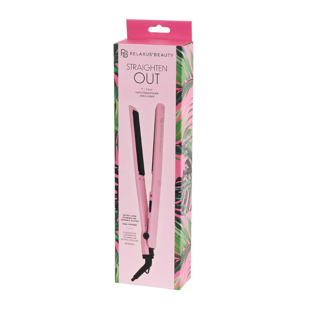 RELAXUS 544461 Professional Hair Straightener for Smooth & Silky Hair - Perfect for Home, Salon & Travel Use