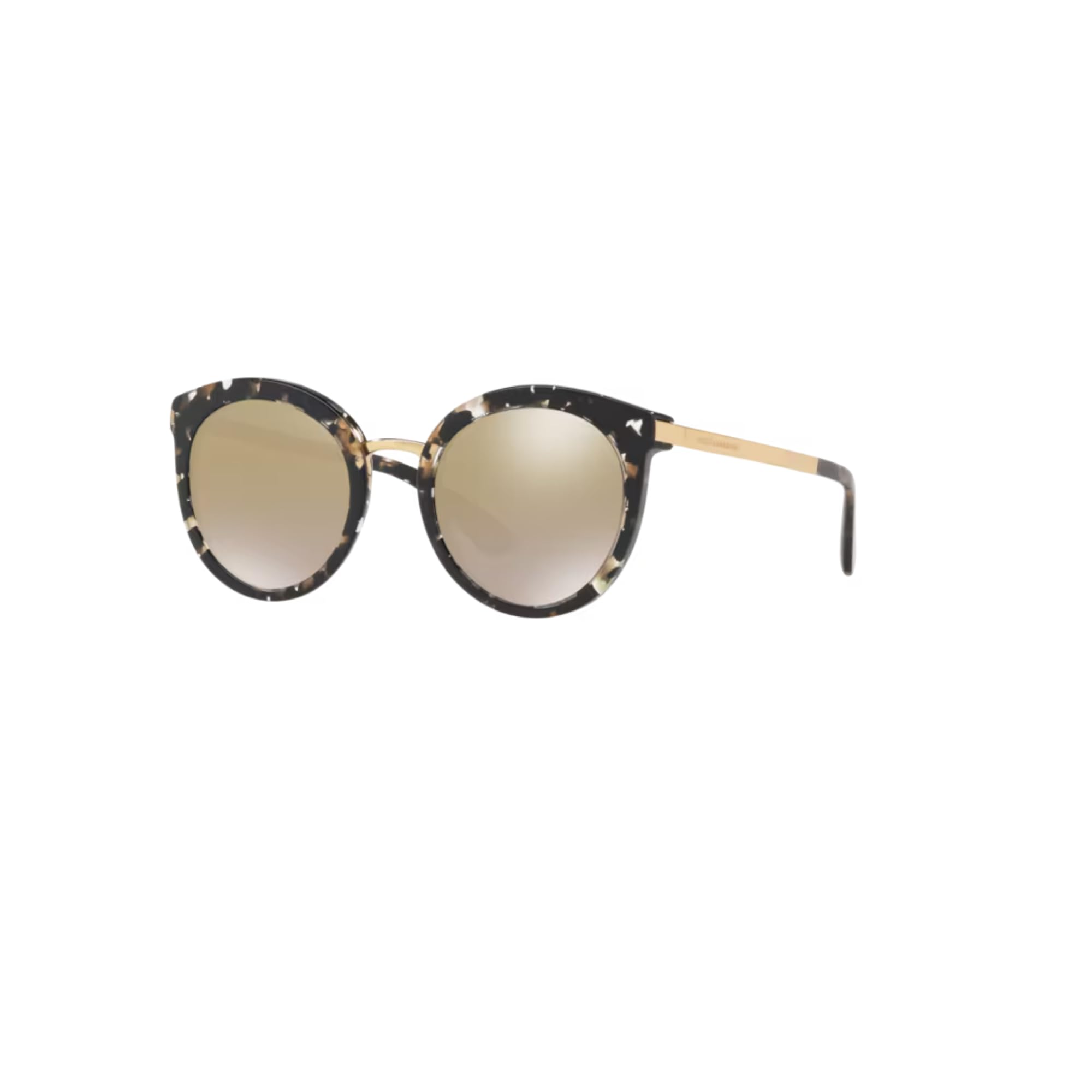 Dolce & Gabbana DG4268 Women's Round Sunglasses with UV Protection - Luxury Designer Sunglasses Bundle with iWear Eyewear Kit for Travel, Beach & Fashion Accessories