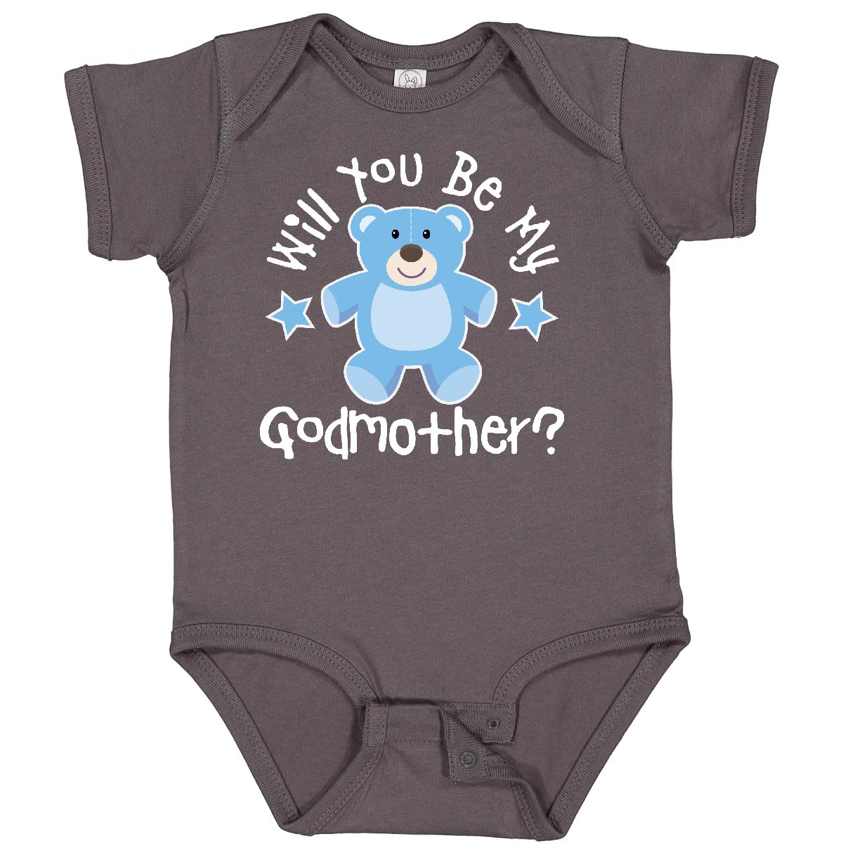 Inktastic Godmother Proposal Baby Boy Bodysuit - Cute Baptism, Christening & Family Celebration Outfit for Newborns