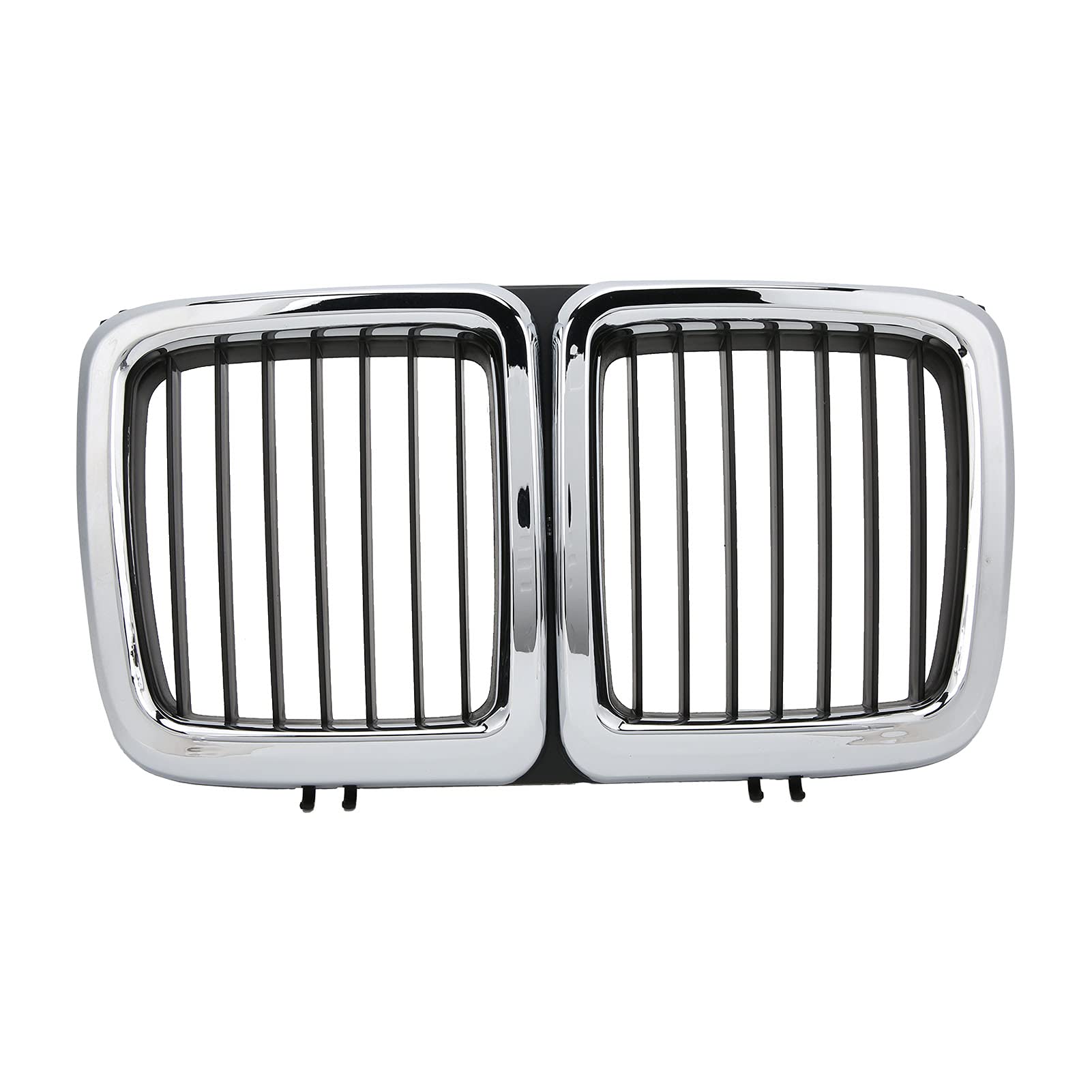 Replacement Front Center Kidney Grille & Bumper Grill Insert for BMW 7 Series E32 (1985-1994) - Perfect Fit, Durable ABS Plastic, Enhances Vehicle Appearance - Ideal for Car Restoration & Custom Upgrades