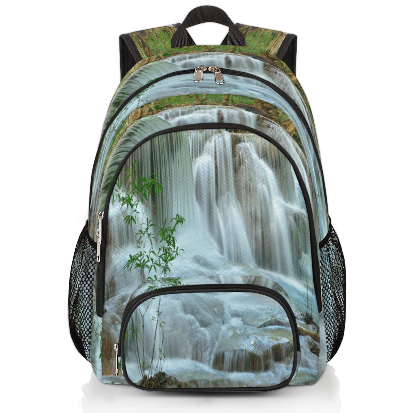 Waterproof Travel Laptop Backpack with USB Charging Port - 17 Inch Laptop Compartment & Multiple Pockets - Lightweight Hiking Daypack for College, School, Work & Outdoor Adventures