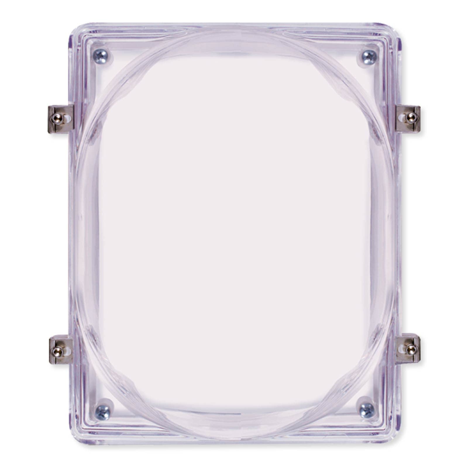 4 Inch Audible and Strobe Alarm Guard - Flush Mount Fire Safety Device for Commercial & Residential Buildings