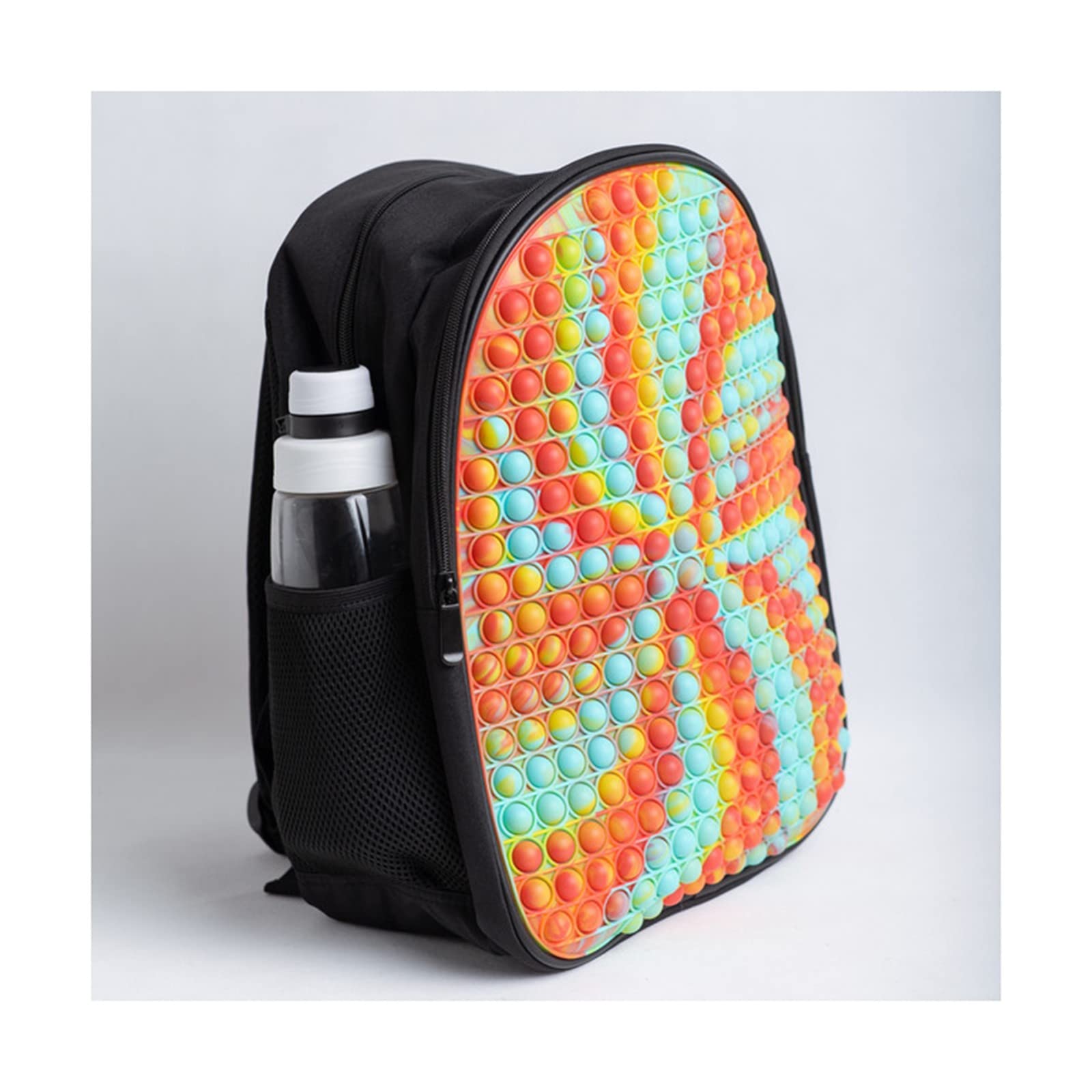 **Junlucki Large Pop Backpack Purse for Girls & Women - Fidget Shoulder Bag with Push Bubble Sensory Toys for Stress Relief - Anti-Anxiety Decompression Toy for Kids & Adults (Color: A) - Perfect for School, Travel & Daily Use**