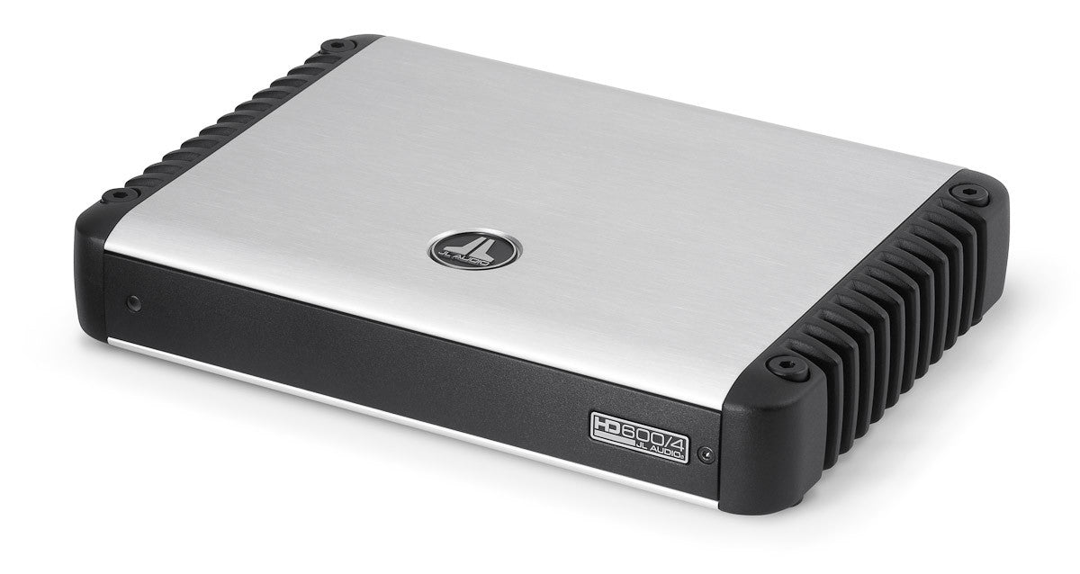 JL Audio HD600/4 4-Channel Class D Full Range Car Amplifier - High Power Audio System for Cars, Trucks & SUVs - Perfect for Upgrading Your Vehicle Sound System