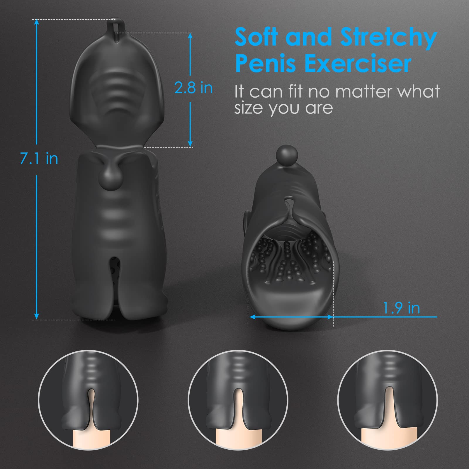 Premium Automatic Male Masturbator - Dual Motor Vibrating Penis Exerciser with 10 Speed Modes | Rechargeable Adult Sex Toy for Stronger Erection & Enhanced Pleasure | Perfect for Solo Play, Couples Fun & Stress Relief