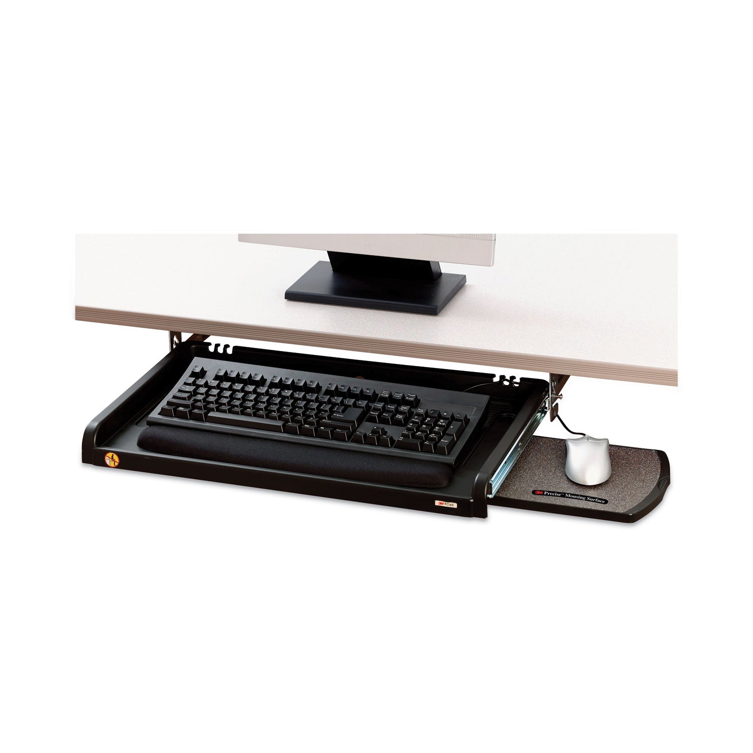 3M™ Under Desk Keyboard Tray - Black, 23
