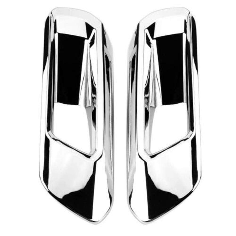 KDABJD ABS Silver Car Fog Lamp Cover & Frame Decoration - Front Bumper Accessories for 2018 Toyota Camry | Weatherproof Protection & Stylish Upgrade for Night Driving & Off-Road Adventures