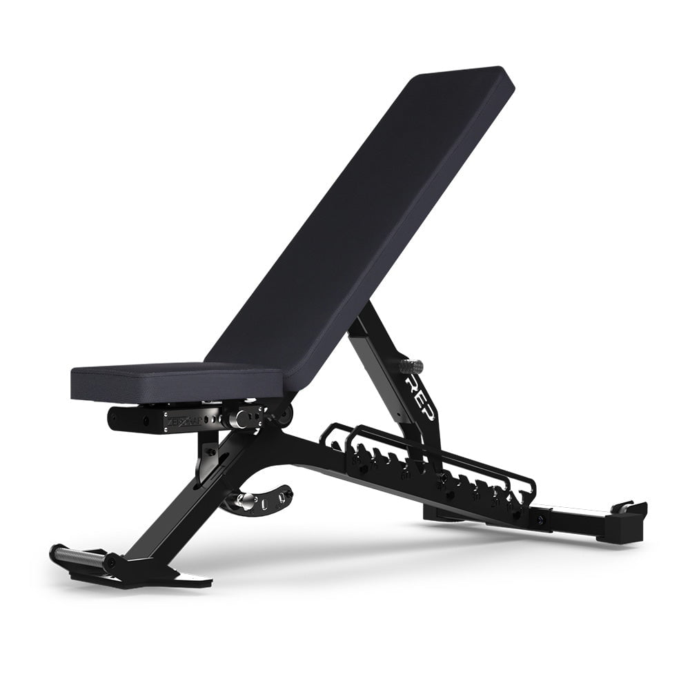 REP Fitness Blackwing Adjustable Weight Bench for Home Gym - Heavy Duty Workout Bench for Strength Training, Dumbbell Exercises & Full Body Workouts