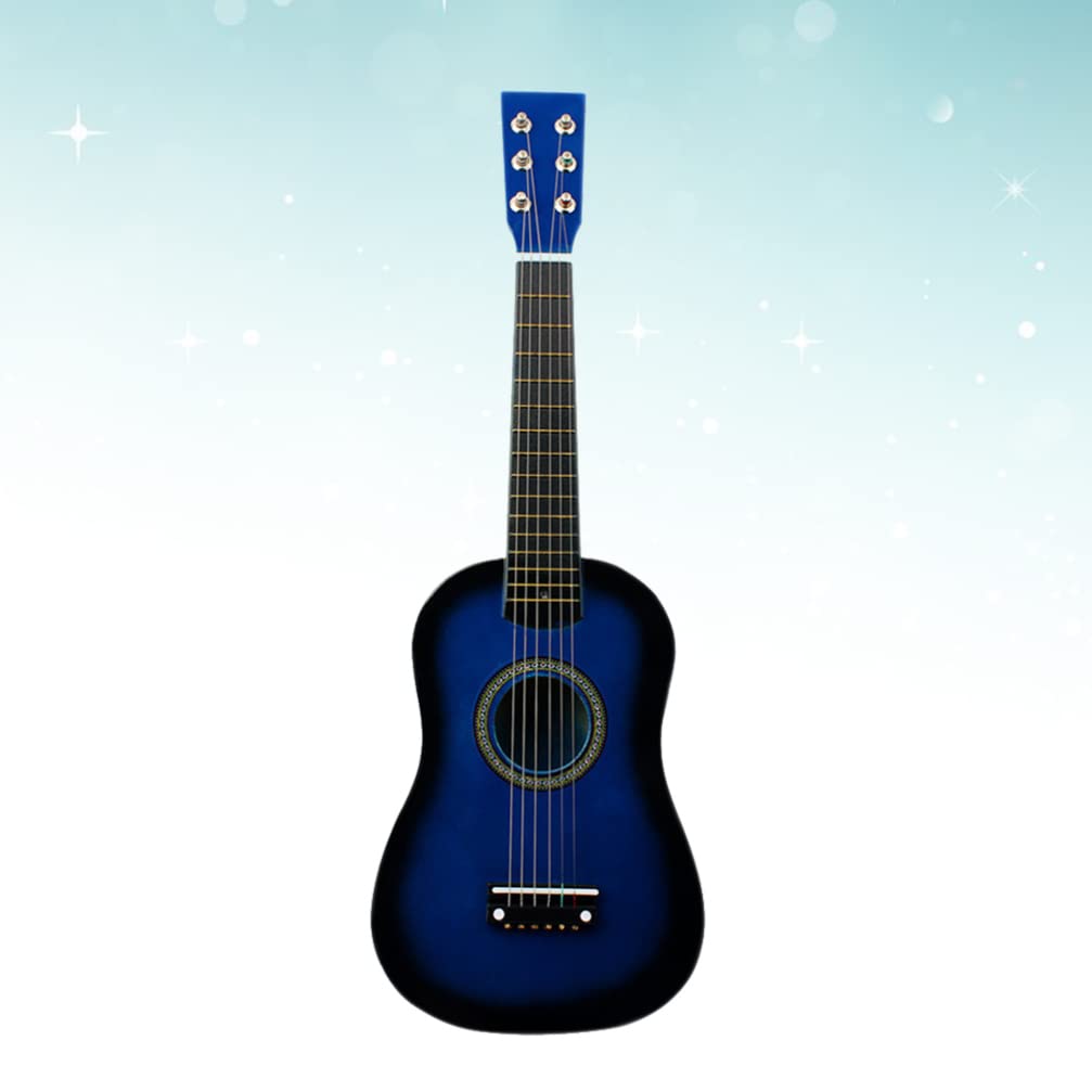 Alipis 23 Inch Wooden Ukulele for Kids - 6 String Small Acoustic Guitar Toy for Toddlers & Children | Kids Musical Instrument for Beginners, Birthday Gifts & Music Learning | Perfect for Home Play, Classroom & Outdoor Activities