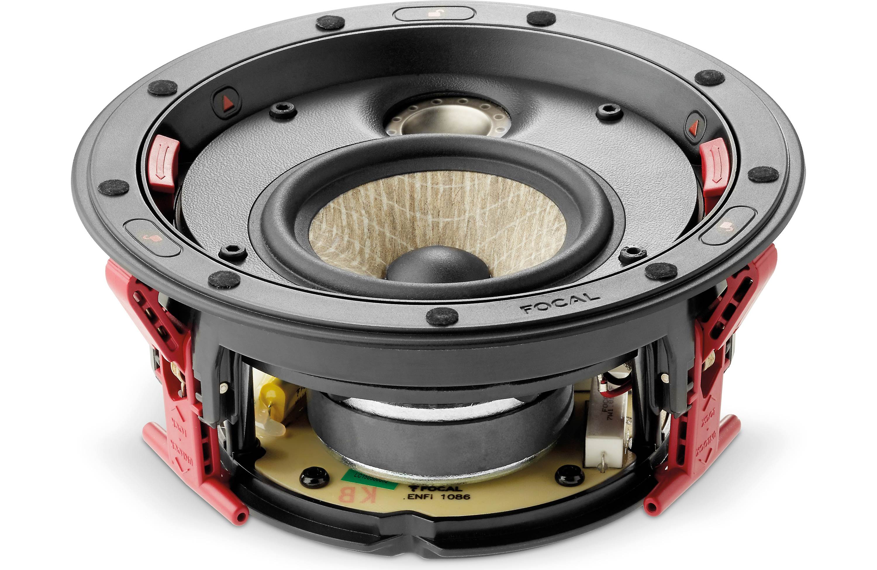 Focal 300 ICW 4 In-Wall/In-Ceiling Speaker with 4 Flax Woofer - Premium Home Theater & Surround Sound System for Living Room, Bedroom & Office