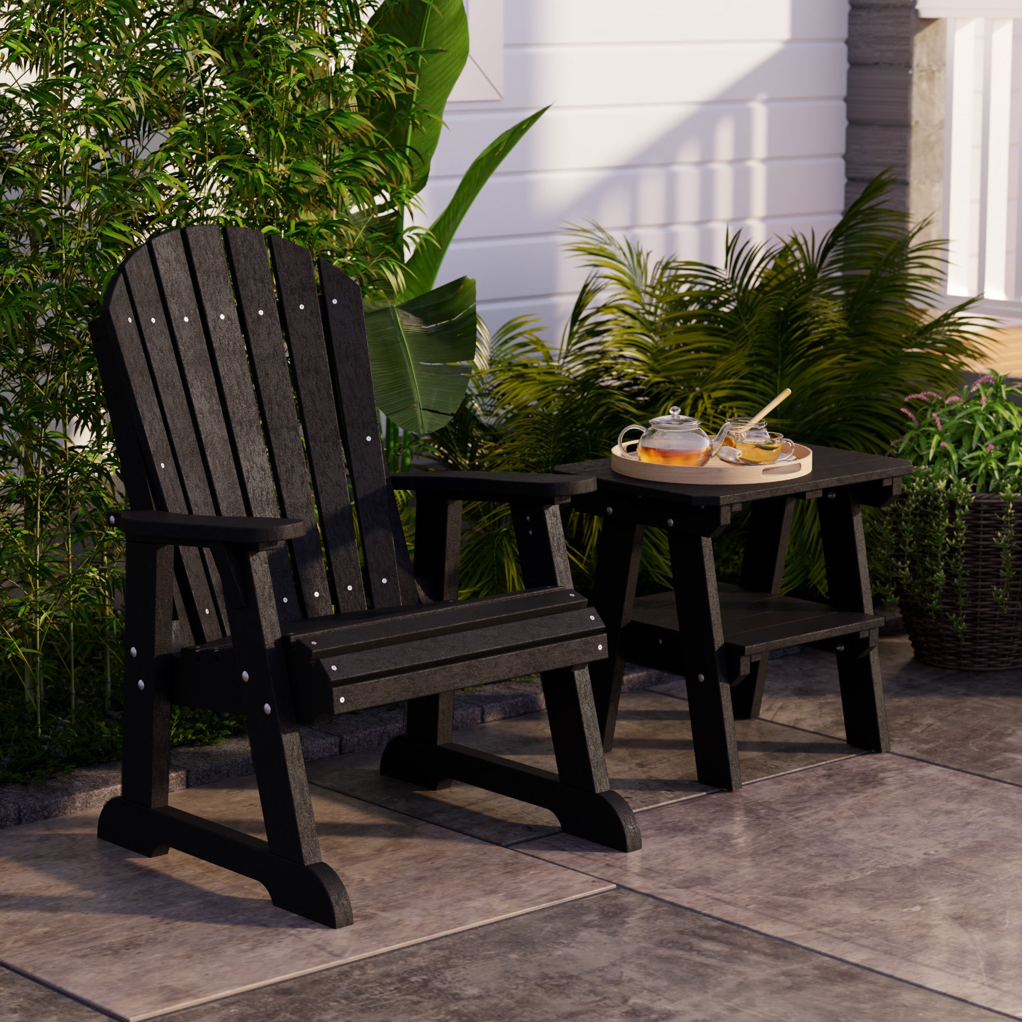 Heritage High Fan Back Chair - Classic Wooden Dining Chair with Upholstered Seat - Perfect for Farmhouse, Rustic & Traditional Dining Rooms