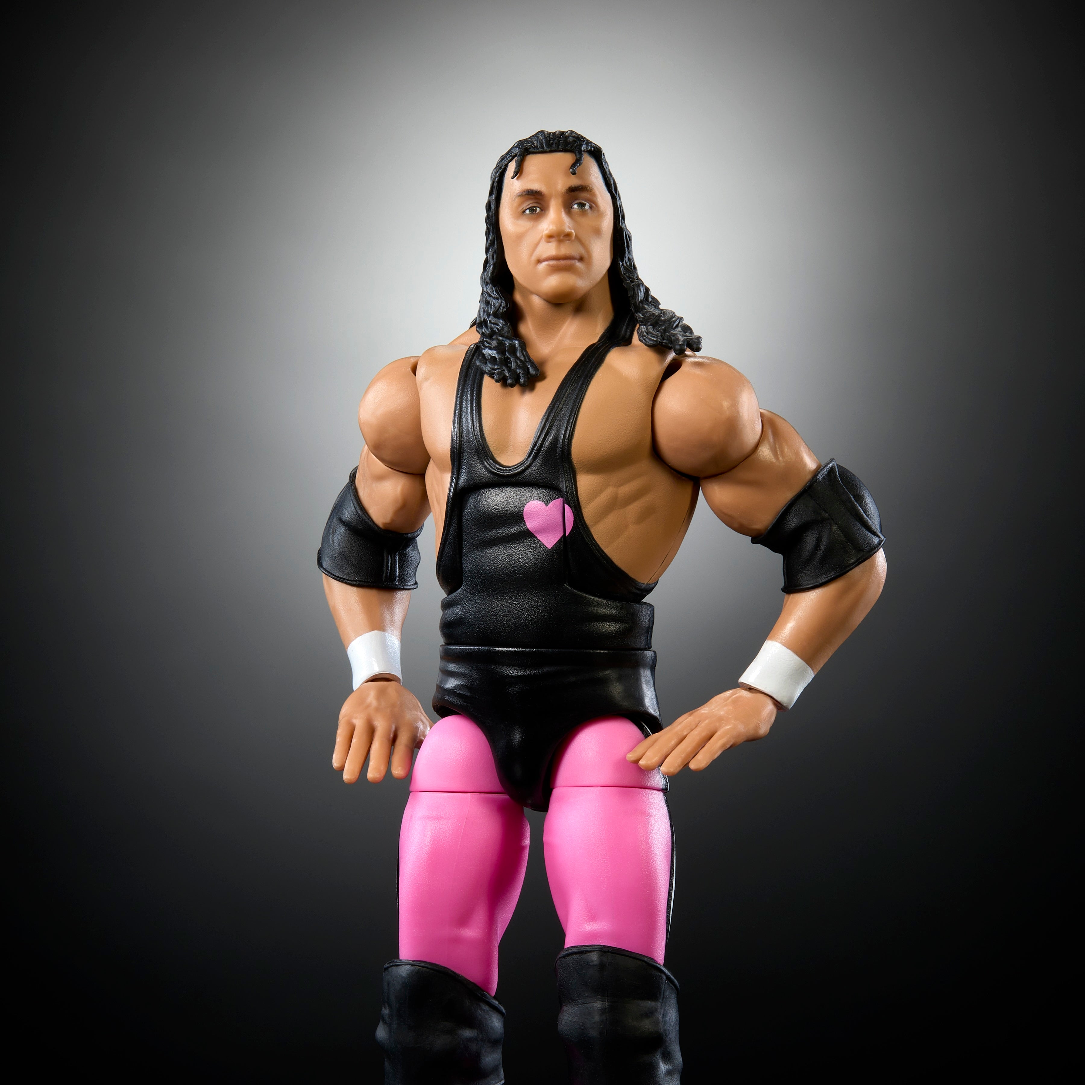 WWE WrestleMania Elite Collection Bret Hart Action Figure (Build-A-Figure) - Perfect for Wrestling Fans & Collectors, Great for Display, Play & Gift Giving