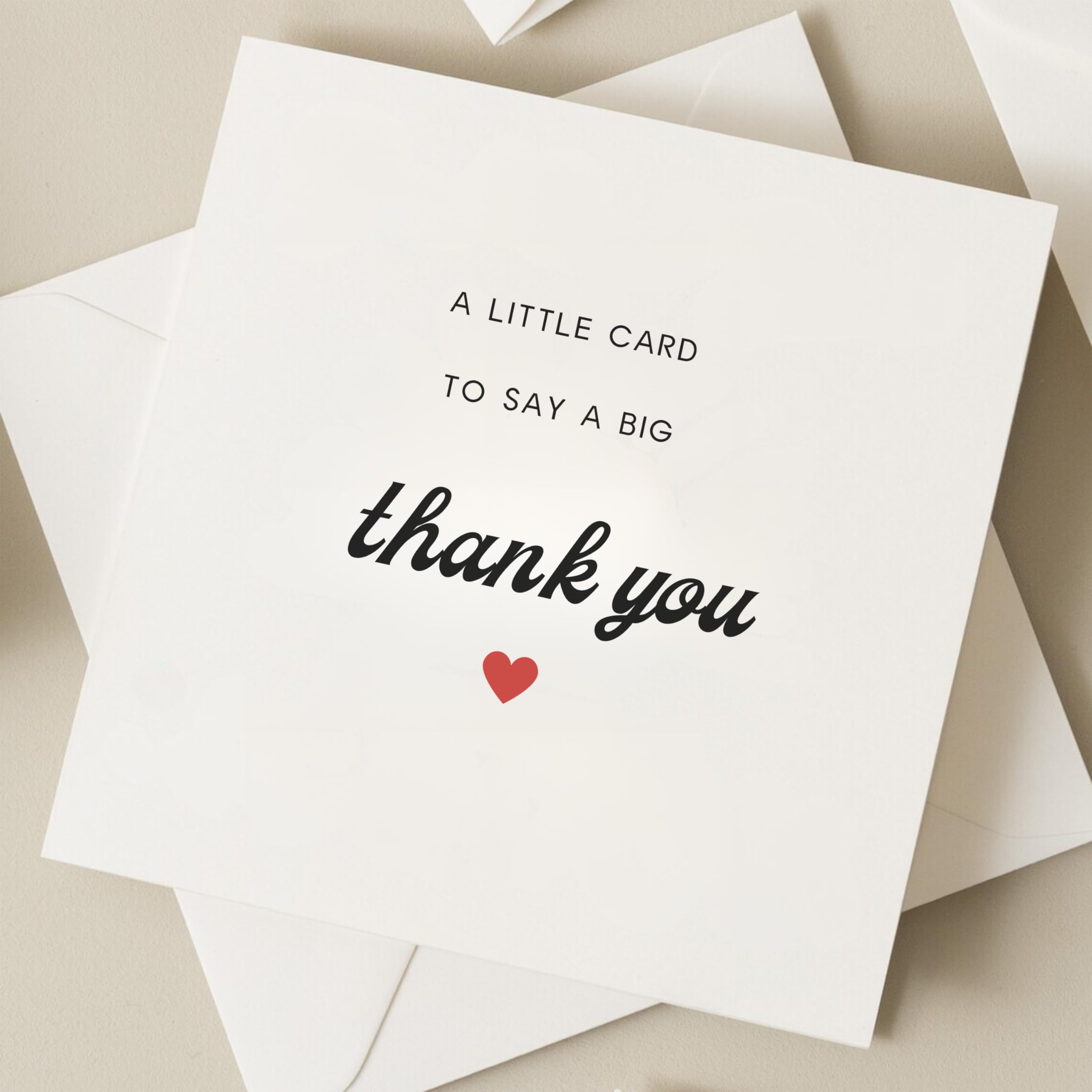 TEEMI Thank You Cards Bulk - Small Appreciation Cards for Friends, Family, Mom, Dad & Best Friends | Thoughtful Thank You Notes for Gifts, Support & Kindness | Perfect for Birthdays, Holidays & Special Occasions