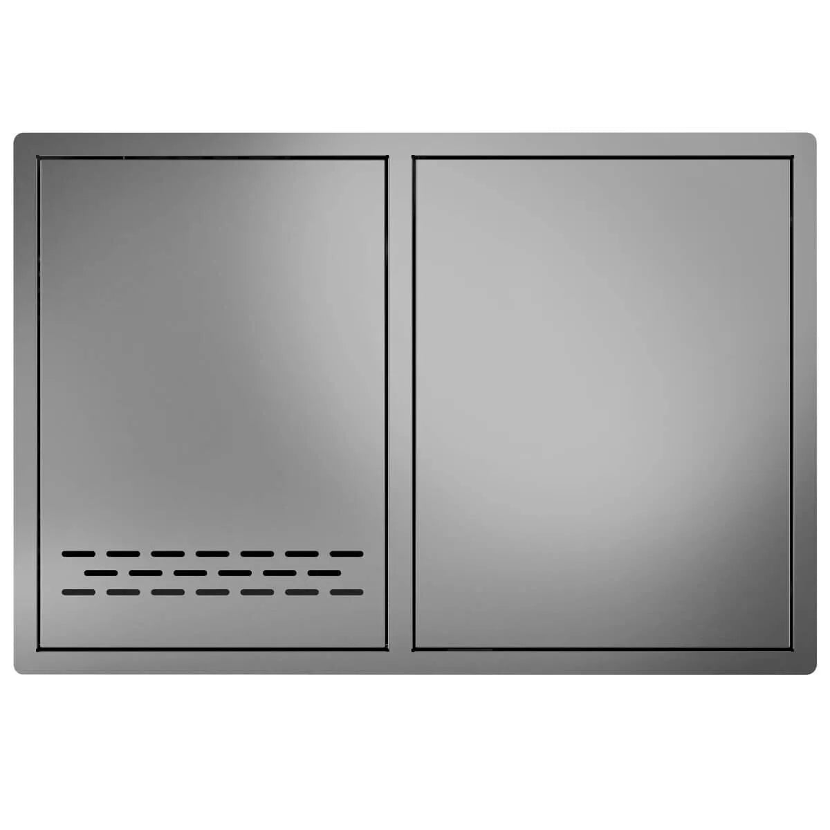 Beef Eater BOC2060SA Gas Tank Drawer & Single Door Cupboard - Premium Stainless Steel Outdoor Kitchen Storage Cabinet for BBQ, Grilling, and Patio Organization