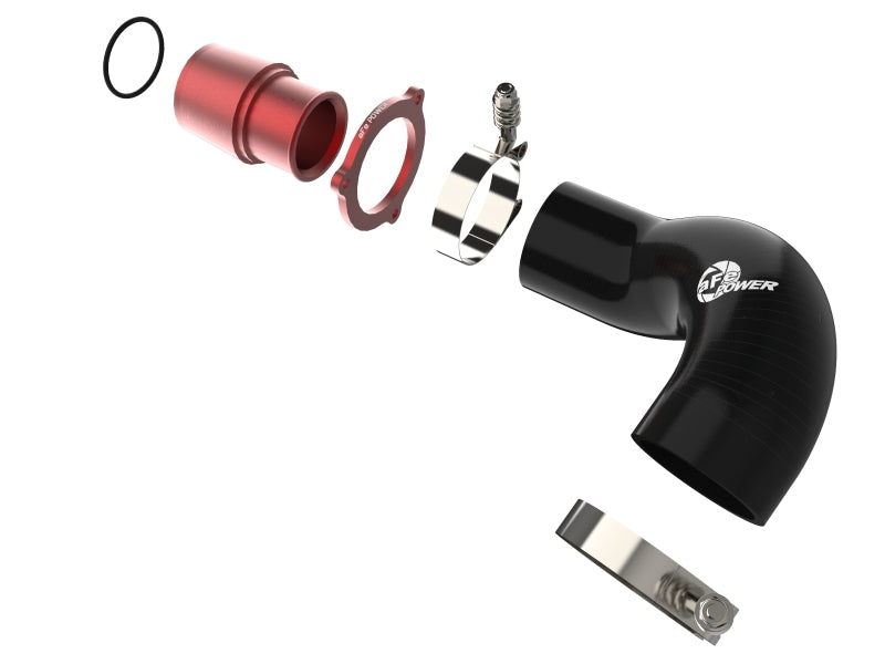 aFe 15-19 VW GTI Turbocharger Inlet Pipe - High Performance Red Air Intake System for Enhanced Engine Power | Perfect for Street Racing & Performance Upgrades