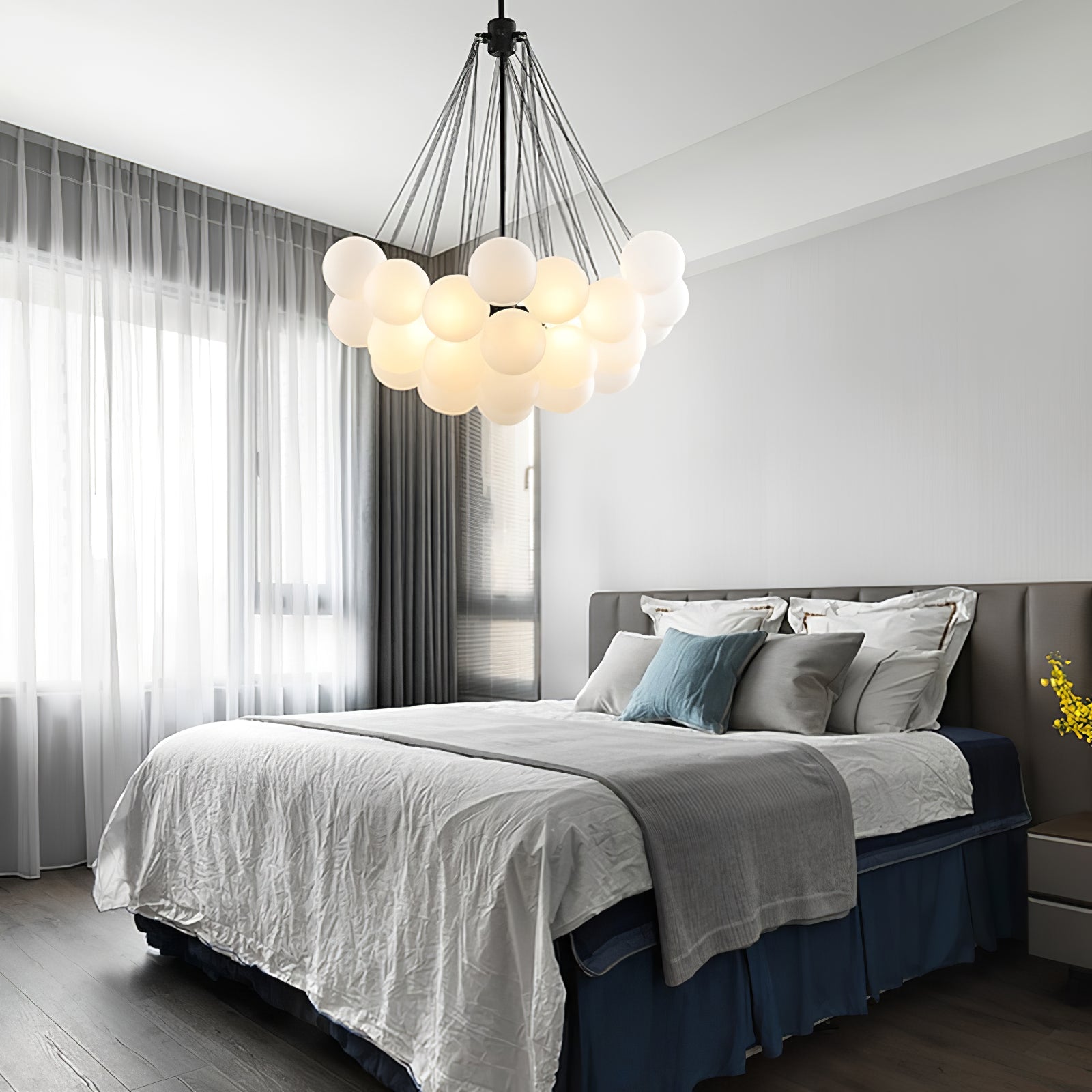 Elegant Cloud Chandelier Lighting Fixture - Modern Ceiling Light for Living Room, Bedroom & Dining Room Decor