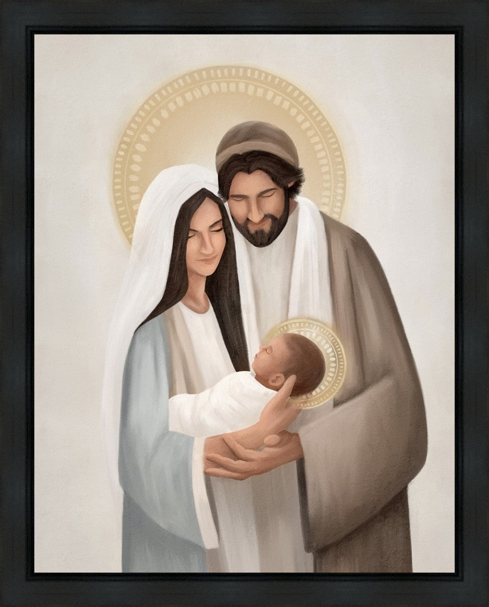 Holy Family Gallery Wrap Canvas - Religious Wall Art for Home Decor, Perfect for Living Room, Bedroom & Church