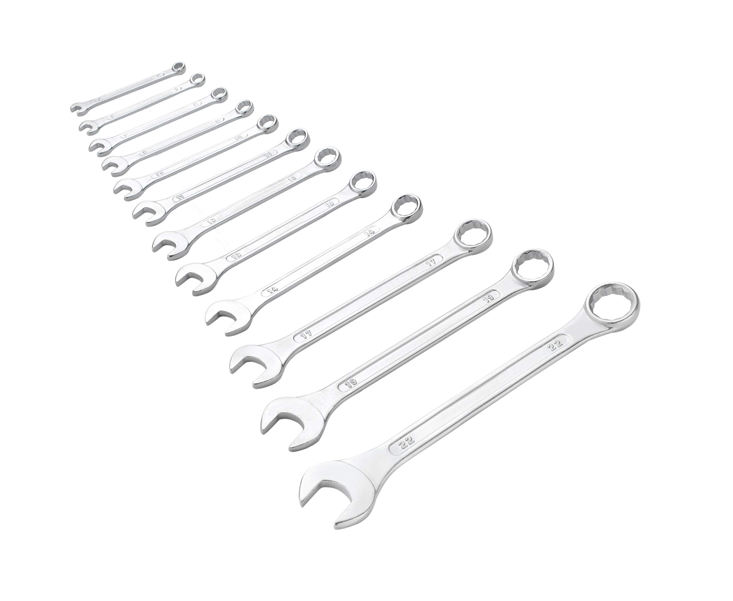 ACHRO 918 Universal 18-Piece Tool Kit Set for Home, Garage, Car, Bike & Industrial Use - Includes 6-Piece Screwdriver Set & 12-Piece Combination Spanner Set - Perfect for DIY Repairs, Maintenance & Professional Work