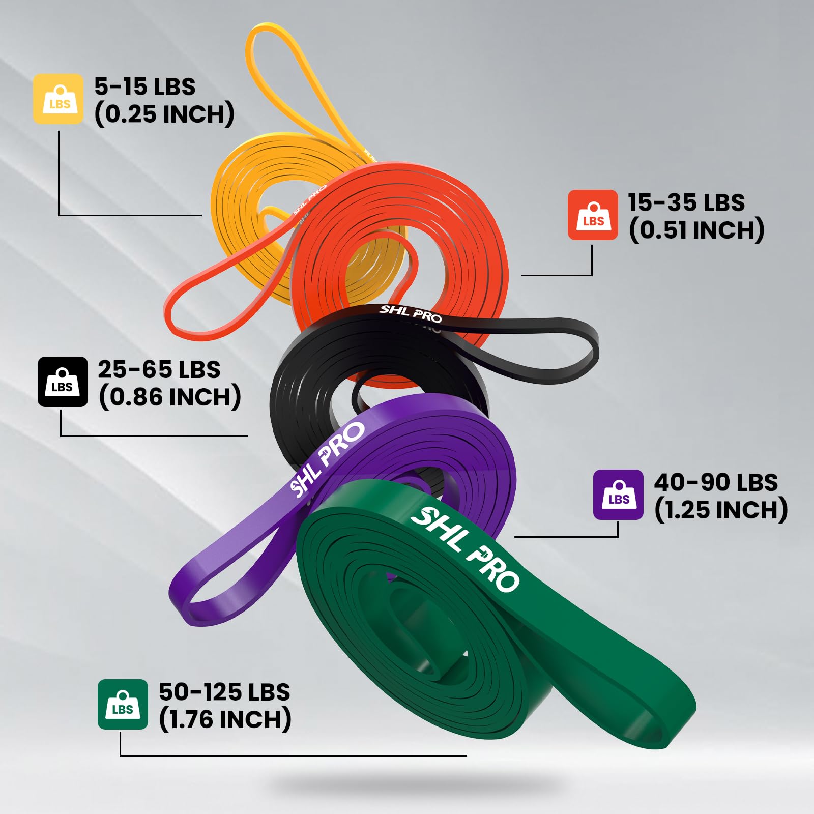 Premium Resistance Bands Set for Workouts - Heavy Duty Exercise Bands for Strength Training, Yoga, Physical Therapy & Home Gym Fitness - Ideal for Muscle Building, Rehabilitation & Full Body Workouts