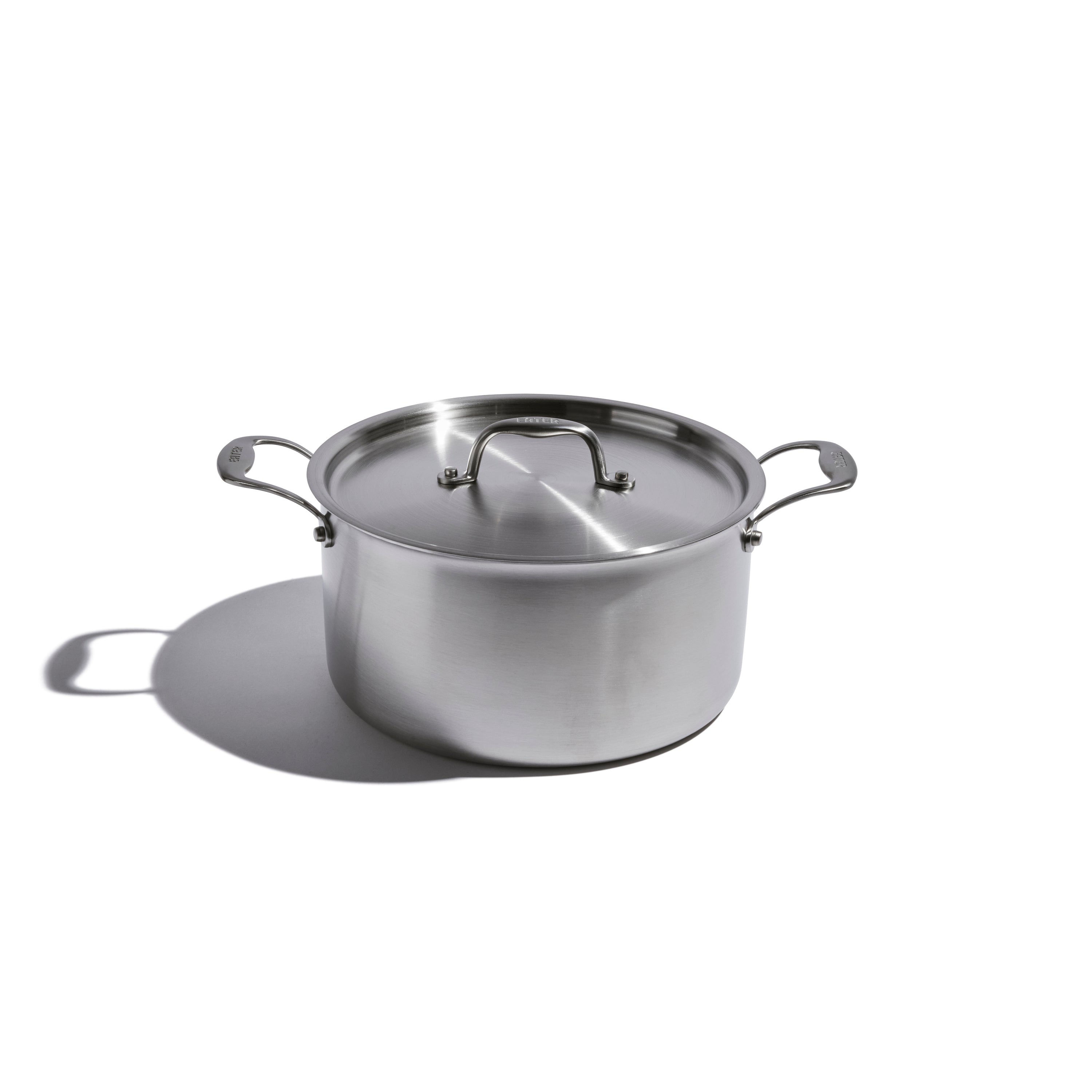 Heritage Steel 8 Quart Stock Pot - Premium Stainless Steel Cooking Pot for Soups, Stews & Pasta - Commercial Grade (Lid Not Included) - Perfect for Home Chefs & Restaurant Kitchens