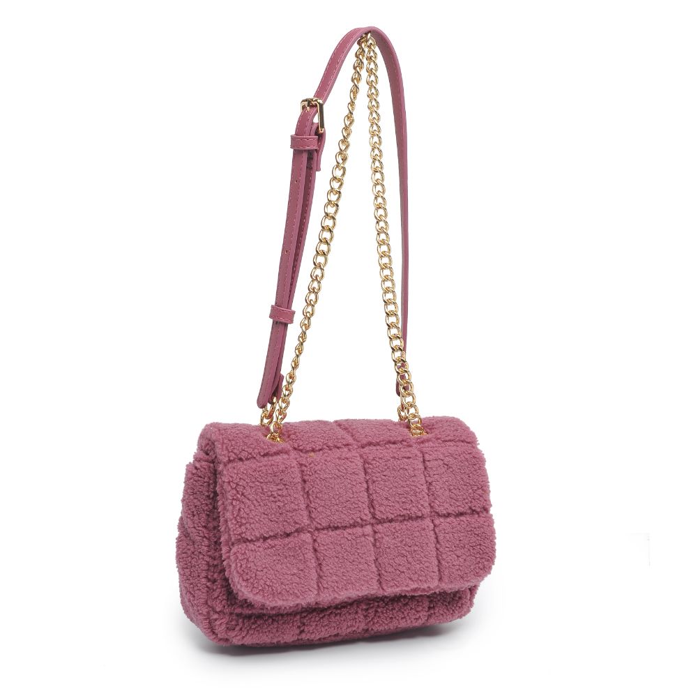 Ryeland Sherpa Crossbody Bag for Women - Soft Fleece Shoulder Purse with Adjustable Strap, Perfect for Travel, Shopping & Daily Use