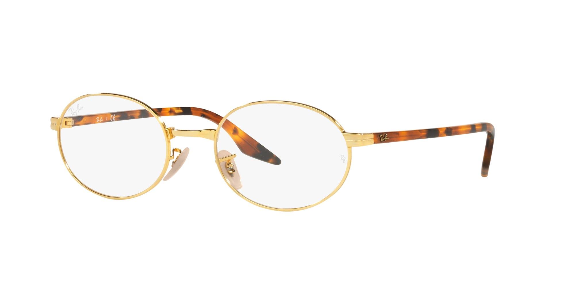 Ray-Ban Rx6481v Oval Prescription Eyeglasses Frames for Men & Women - Lightweight & Durable Eyewear for Daily Wear, Reading & Driving
