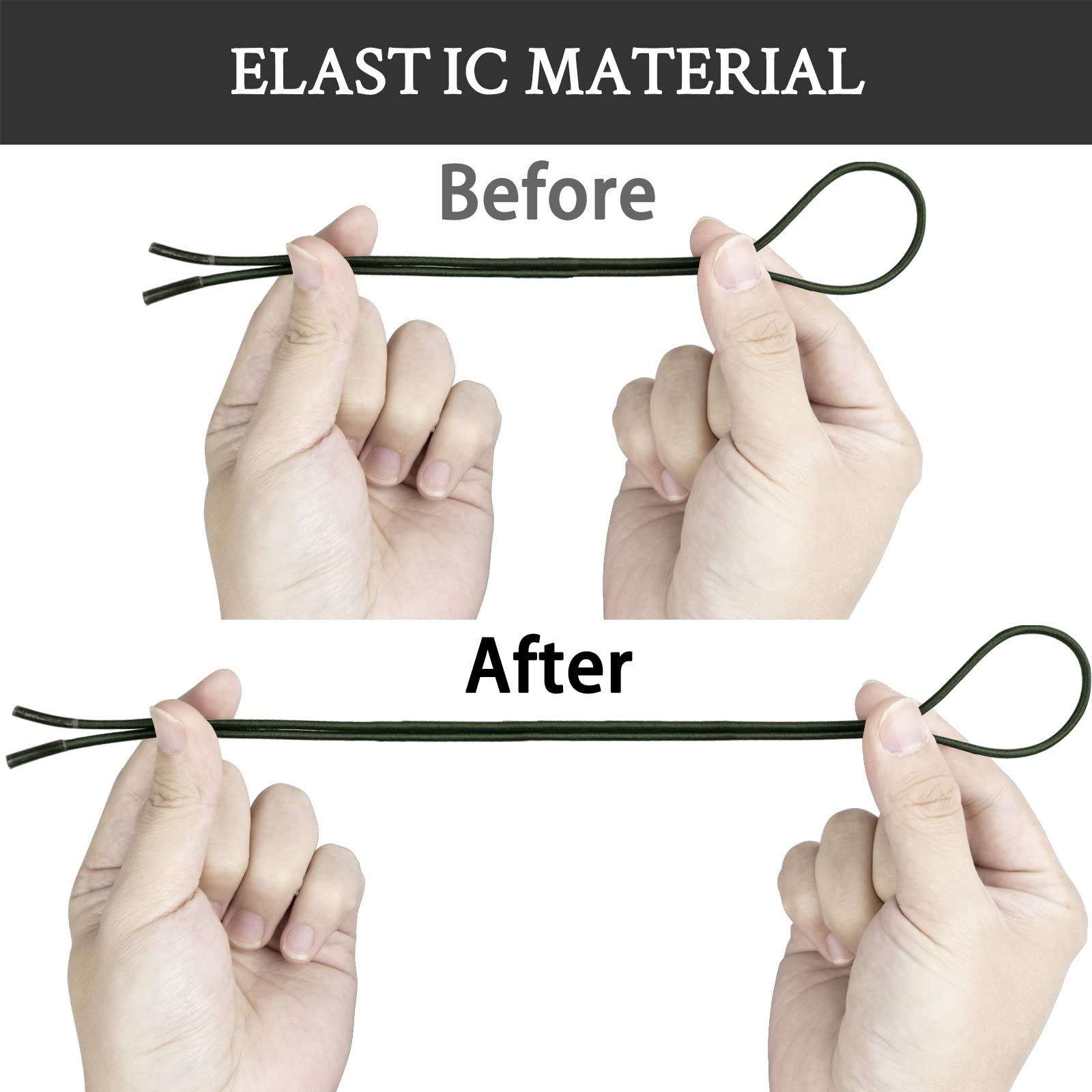 2 Pairs of Elastic Shoelaces for Hey Dude Shoes - No-Tie Replacement Laces for Comfort & Style - Perfect for Casual Wear, Travel & Everyday Use