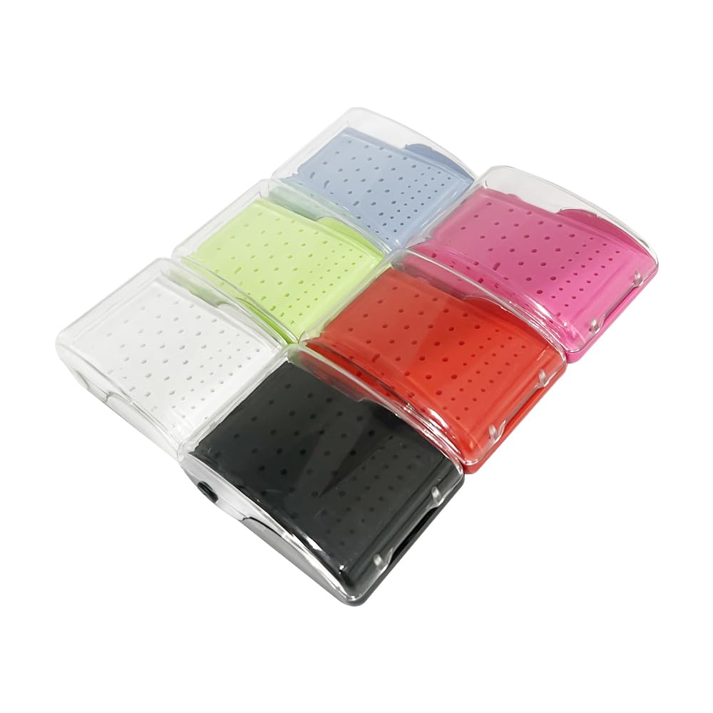 Autoclavable 60-Hole Dental Bur Block Organizer with Cover - Slow & High Speed Burs Holder for Dentists | Perfect for Dental Clinics, Labs & Portable Tool Organization