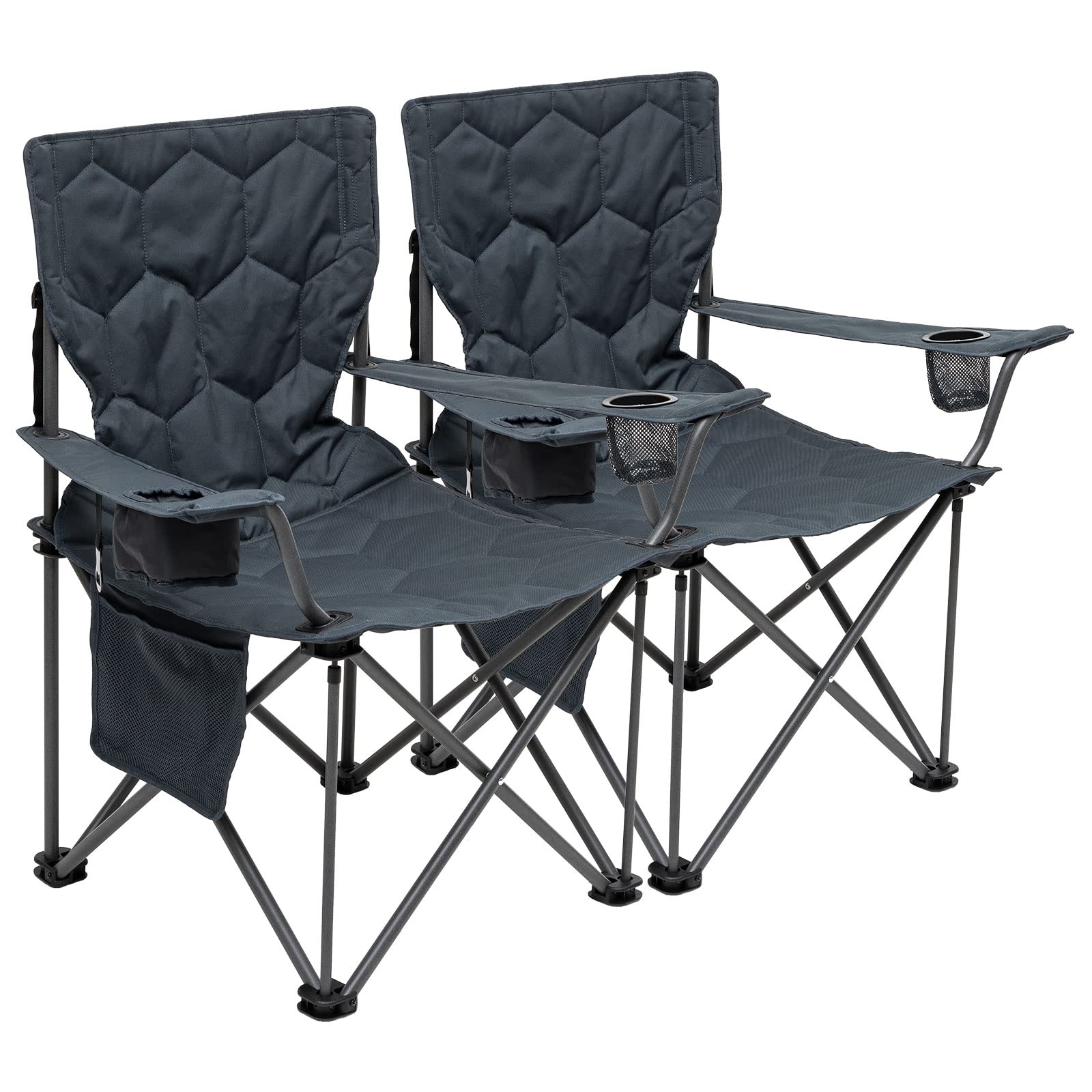 **Sunnyfeel Heavy Duty Oversized Camping Director Chair with Side Table & Pocket - Portable Folding Chair for Beach, Fishing, Picnic, Lawn, Concert & Outdoor Adventures - Perfect for Camping, Backyard Relaxing & Travel**