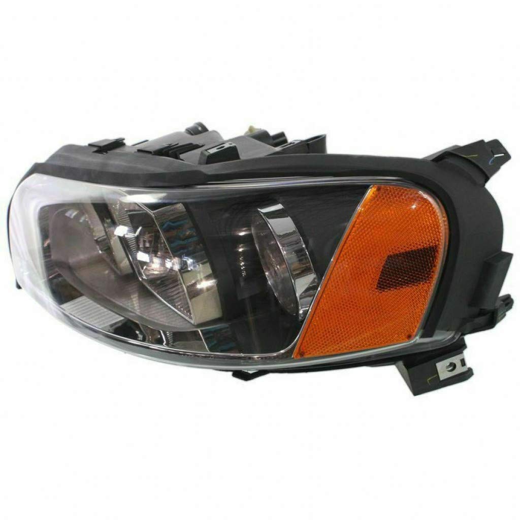 Volvo S60 Headlight Assembly 2005-2009 - Driver Side Replacement (DOT Certified) with Bulbs - Compatible with VO2502120 | Perfect for Night Driving & Foggy Conditions
