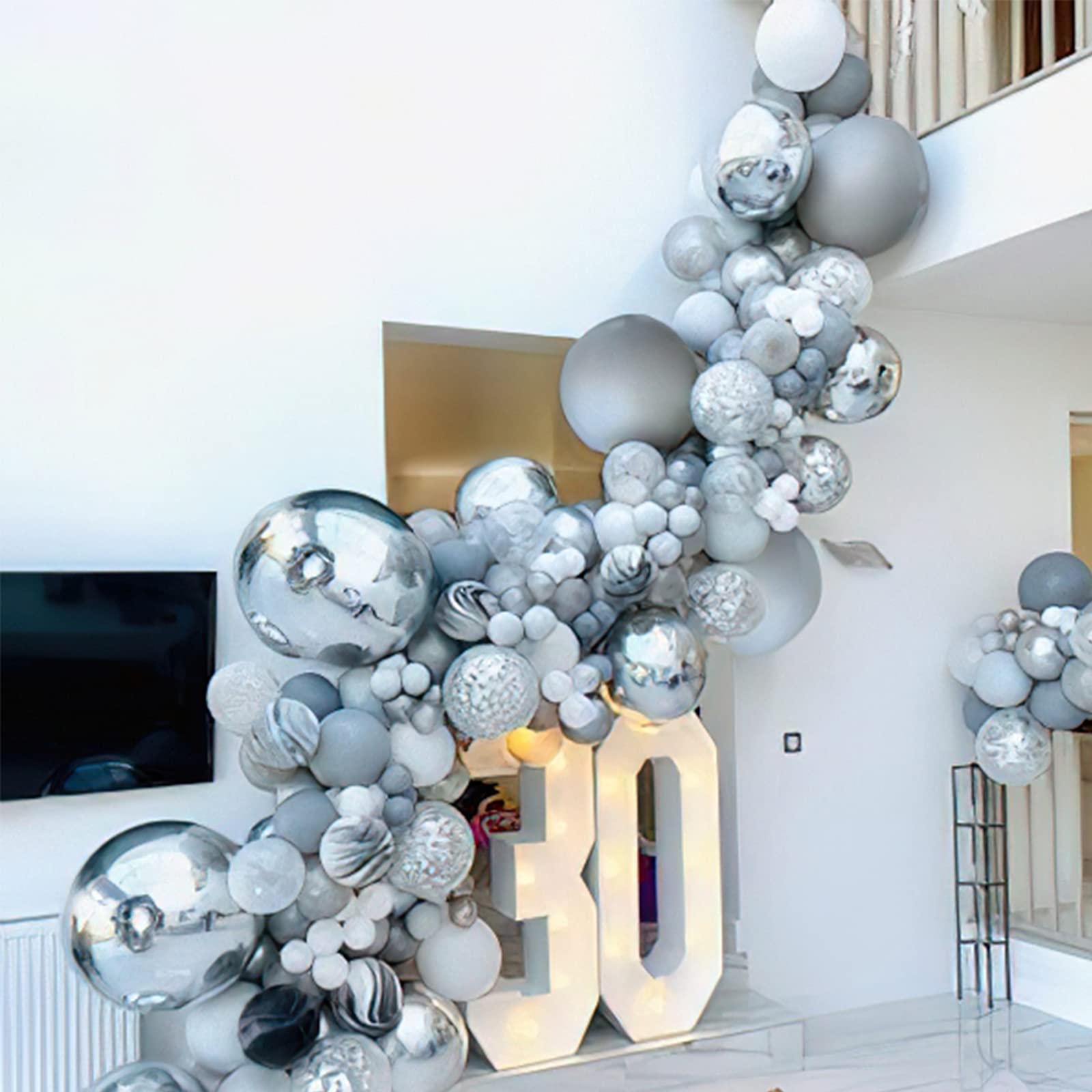 100-Pack 10 Inch Matte Gray Balloons for Balloon Garland & Arch - Perfect for Birthday Parties, Weddings, Baby Showers & Special Events - Premium Quality Latex Balloons (Gray-Y71)