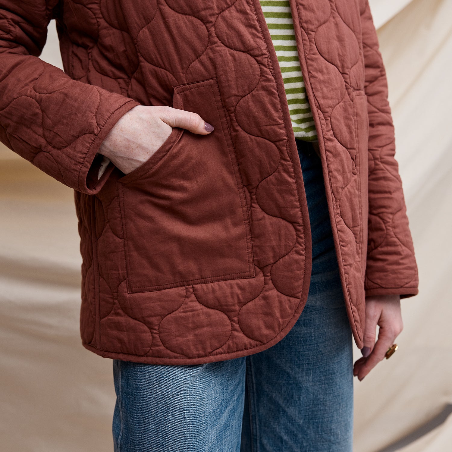 Quilted Jacket for Women - Lightweight Lata Puffer Coat with Warm Filling, Stylish Winter Outerwear for Casual & Outdoor Activities