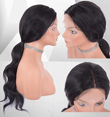 Platinum Blonde Ombre Lace Front Wig - Natural Looking Human Hair Wig for Women | Perfect for Cosplay, Parties & Daily Wear
