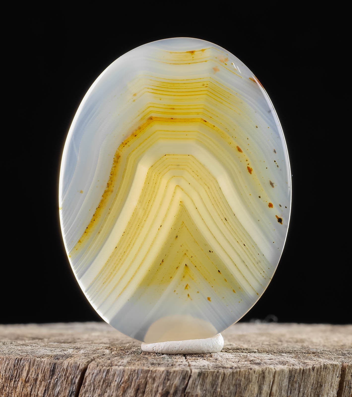 IRIS AGATE Crystal Cabochon Oval - Natural Gemstone for Jewelry Making, Healing Crystals, and DIY Crafts | Perfect for Pendants, Rings, and Spiritual Healing