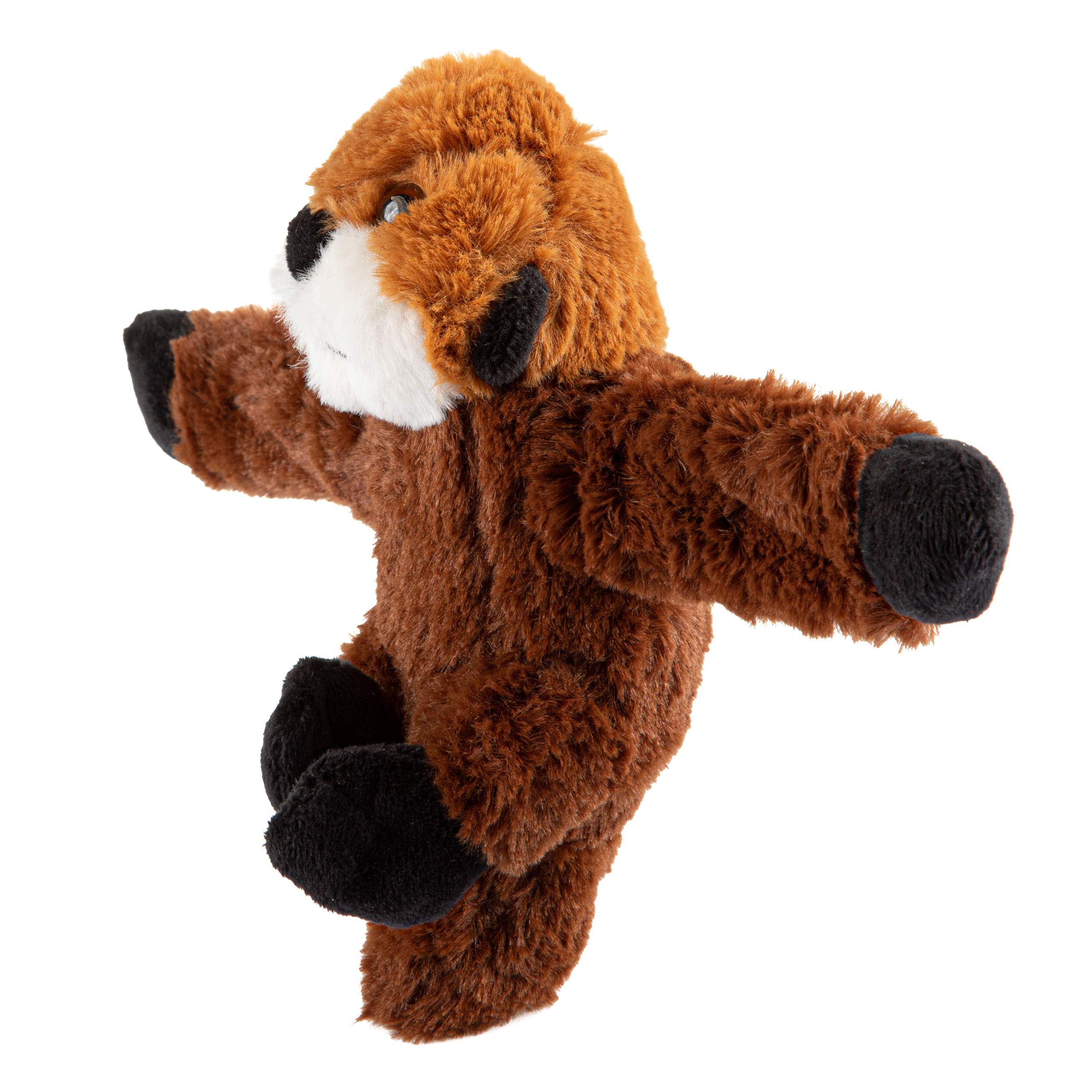 Wild Republic Huggers Otter Plush Toy - 8 Inch Soft Stuffed Animal with Slap Bracelet for Kids | Cute Gift for Birthdays, School Rewards & Cuddling Companion