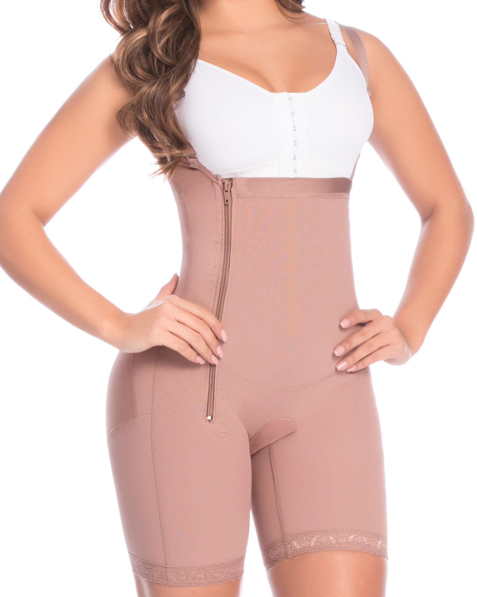 DELIE Fajas Colombianas Moldeadoras 048 High Compression Shapewear for Women - Tummy Control Body Shaper, Strapless Waist Trainer for Slimming & Postpartum Recovery | Perfect for Everyday Wear, Special Occasions & Post-Surgery Support