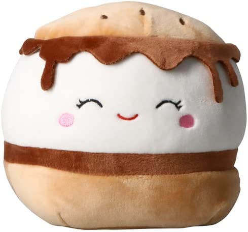 20 Inch XLarge Squishmallow Carmelita The S'more Plush Stuffed Animal - Super Soft Cuddly Toy for Kids & Adults | Perfect for Bedroom Decor, Gifts, and Stress Relief