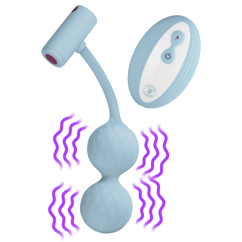 FemmeFunn Momenta Kegel Balls with Remote Control - Pelvic Floor Exerciser for Women, Strengthen Bladder Control & Enhance Intimacy - Perfect for Home Use, Postpartum Recovery & Couples Play