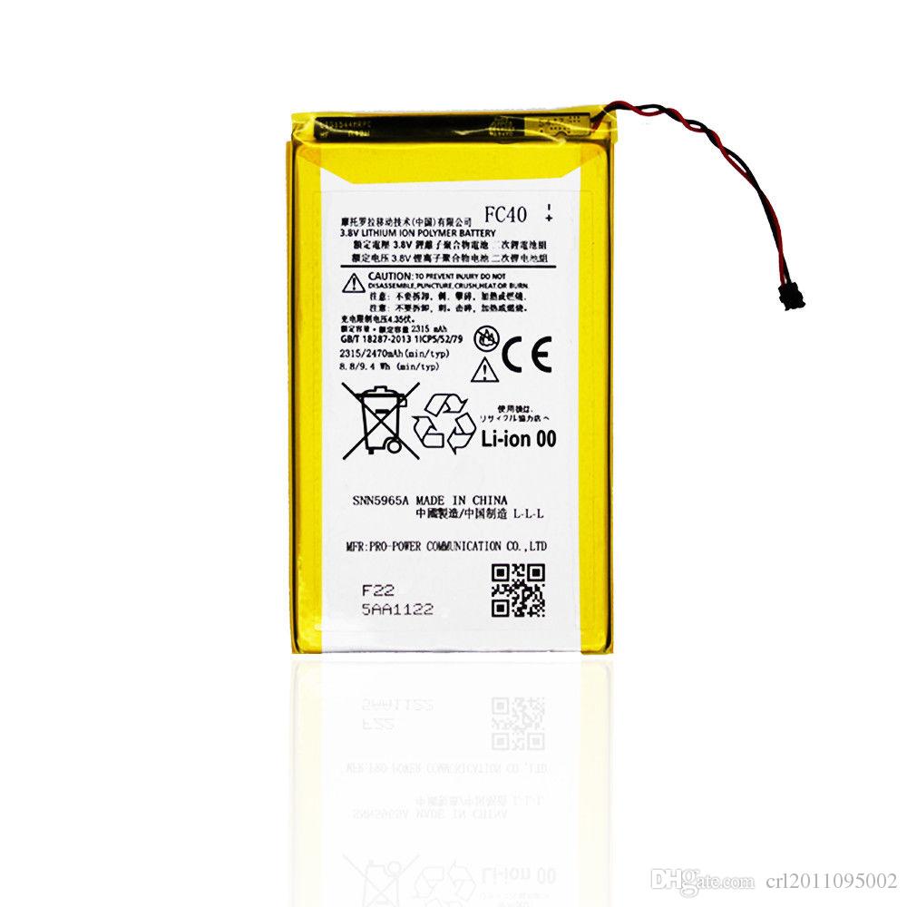 Original Motorola Moto G3 (XT1540) Replacement Battery - 3000mAh High Capacity FC40 Battery for Moto G 3rd Gen - Perfect for Extended Use & Travel