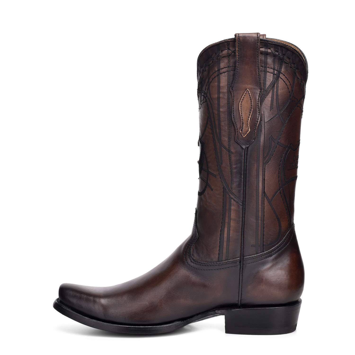 Genuine Leather Cuadra Men's Western Boots - Brown Cowboy Boots for Men | Perfect for Rodeo, Country Dancing & Western Fashion