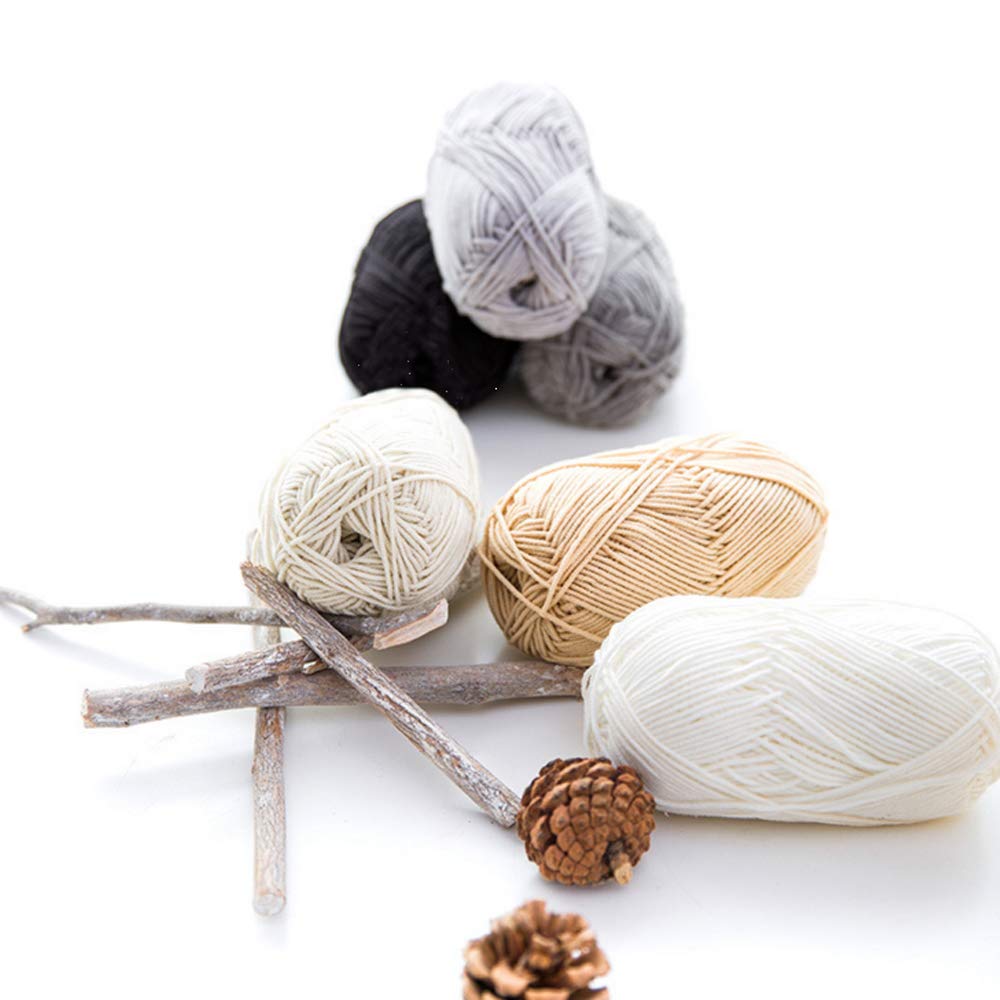 Premium Soft Cotton Wool Yarn for Knitting & Crochet - 1kg/2.2lb Skin Cyan DIY Craft Yarn - Perfect for Sweaters, Scarves, Hats & Home Decor Projects